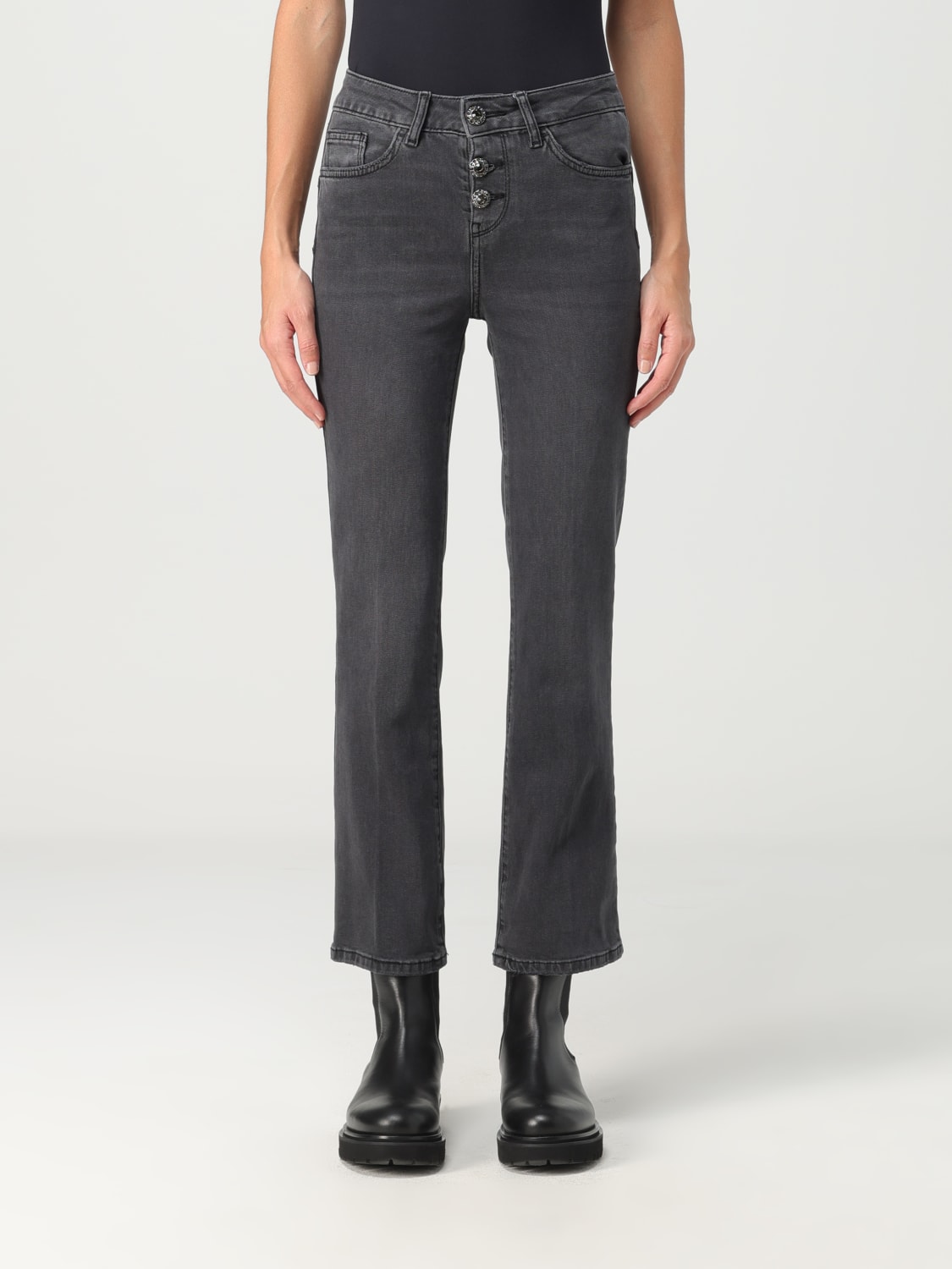 Liu Jo Outlet Jeans woman Black Liu Jo jeans UF3040D4391 online at GIGLIO.COM