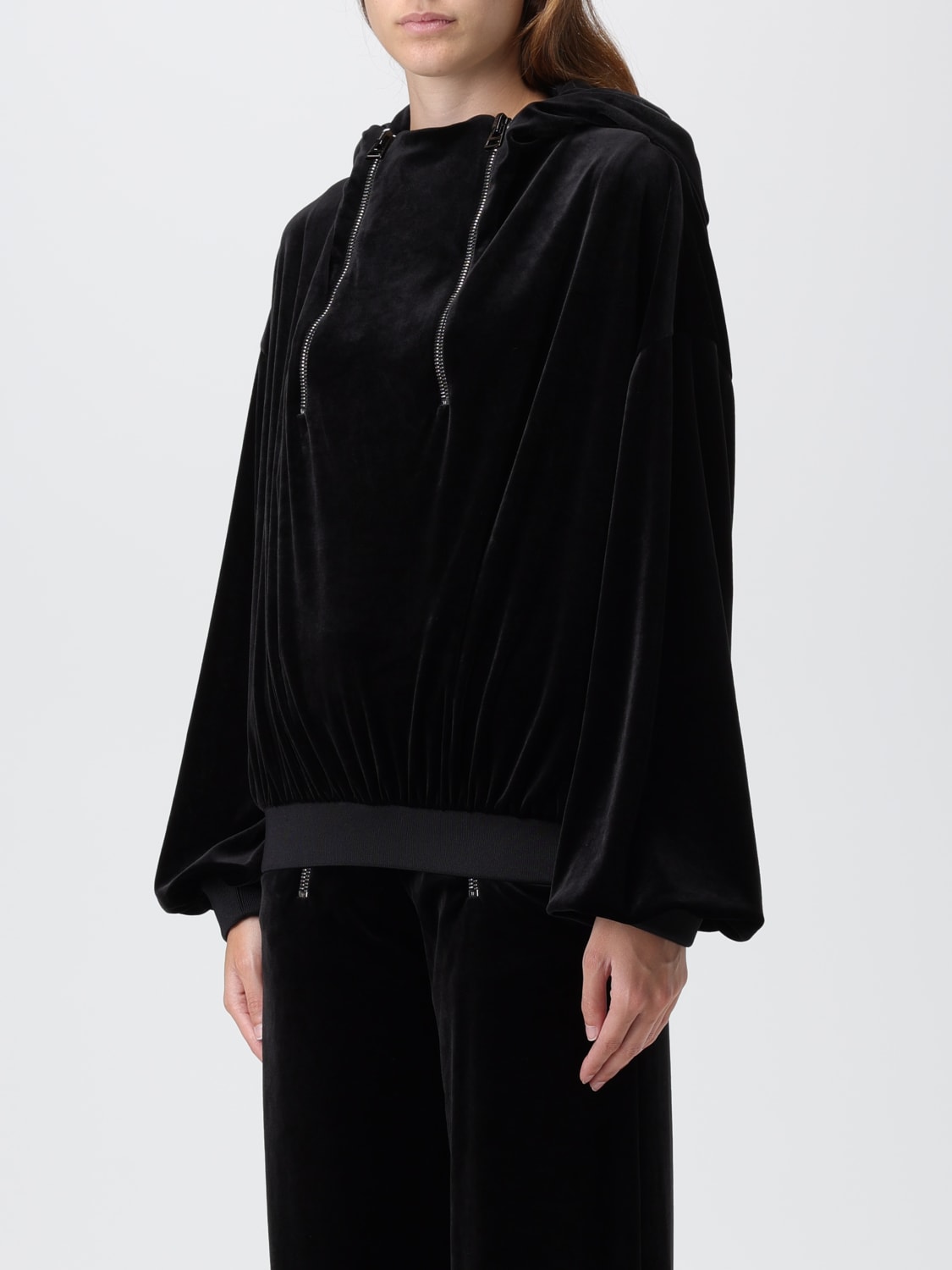 Velvet hoodie zara 2025