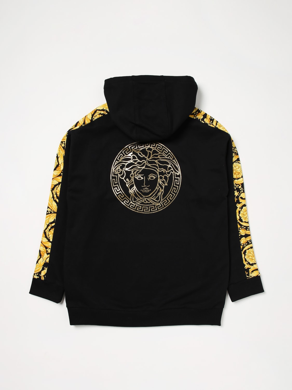 Versace Outlet Sweater kids Young Black Versace sweater 10113921A08325 online at GIGLIO.COM