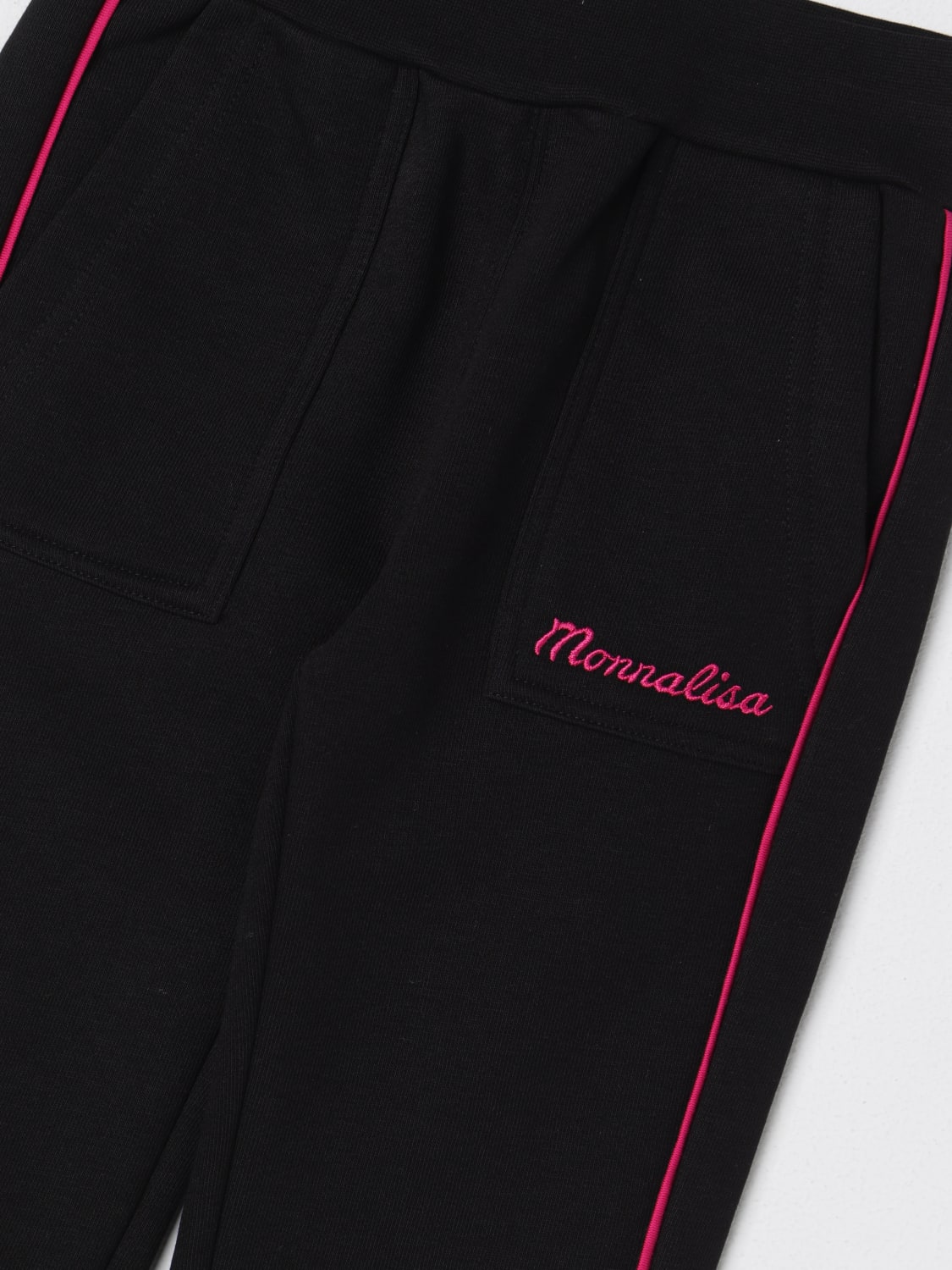 MONNALISA PANTS: Pants kids Monnalisa, Black - Img 3