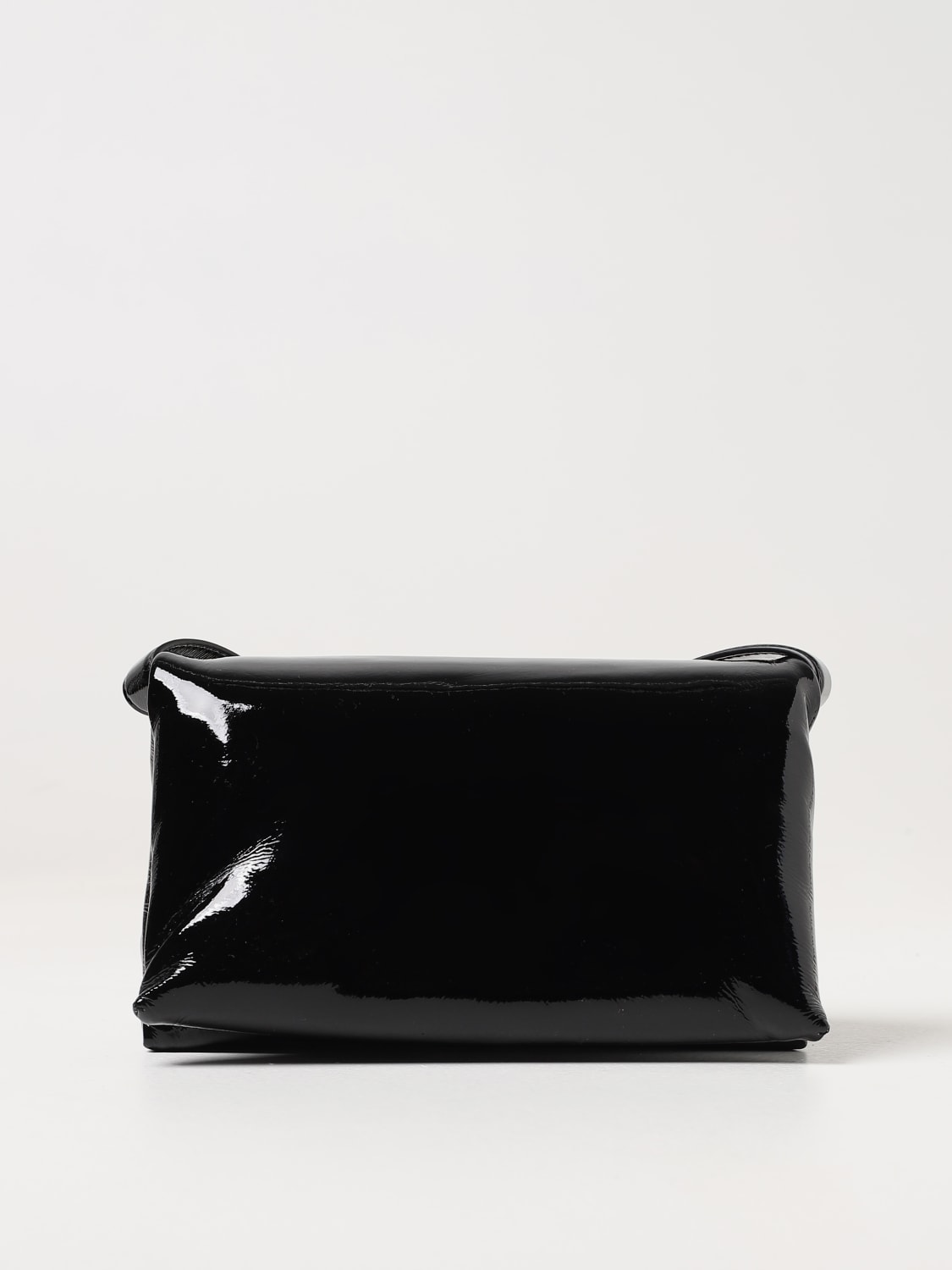 MARNI MINI BAG: Marni Prisma bag in patent leather, Black - Img 1