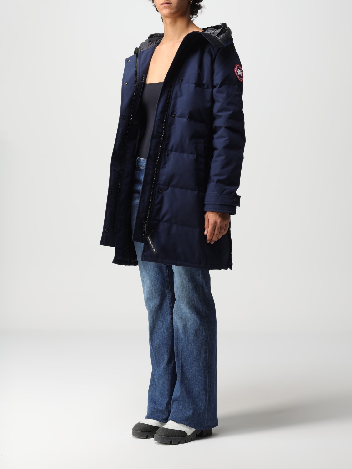 Canada goose bleu femme sale