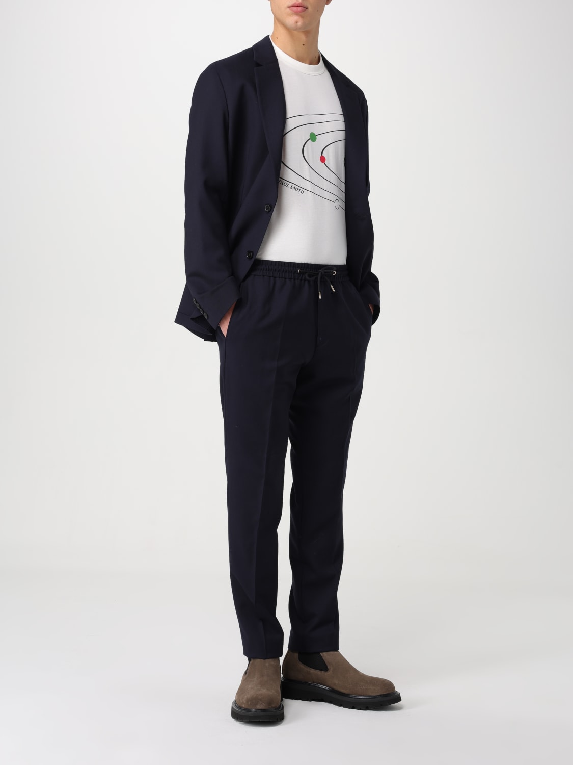 PS PAUL SMITH Tシャツ: Tシャツ メンズ Ps Paul Smith, ホワイト 1 - Img 2