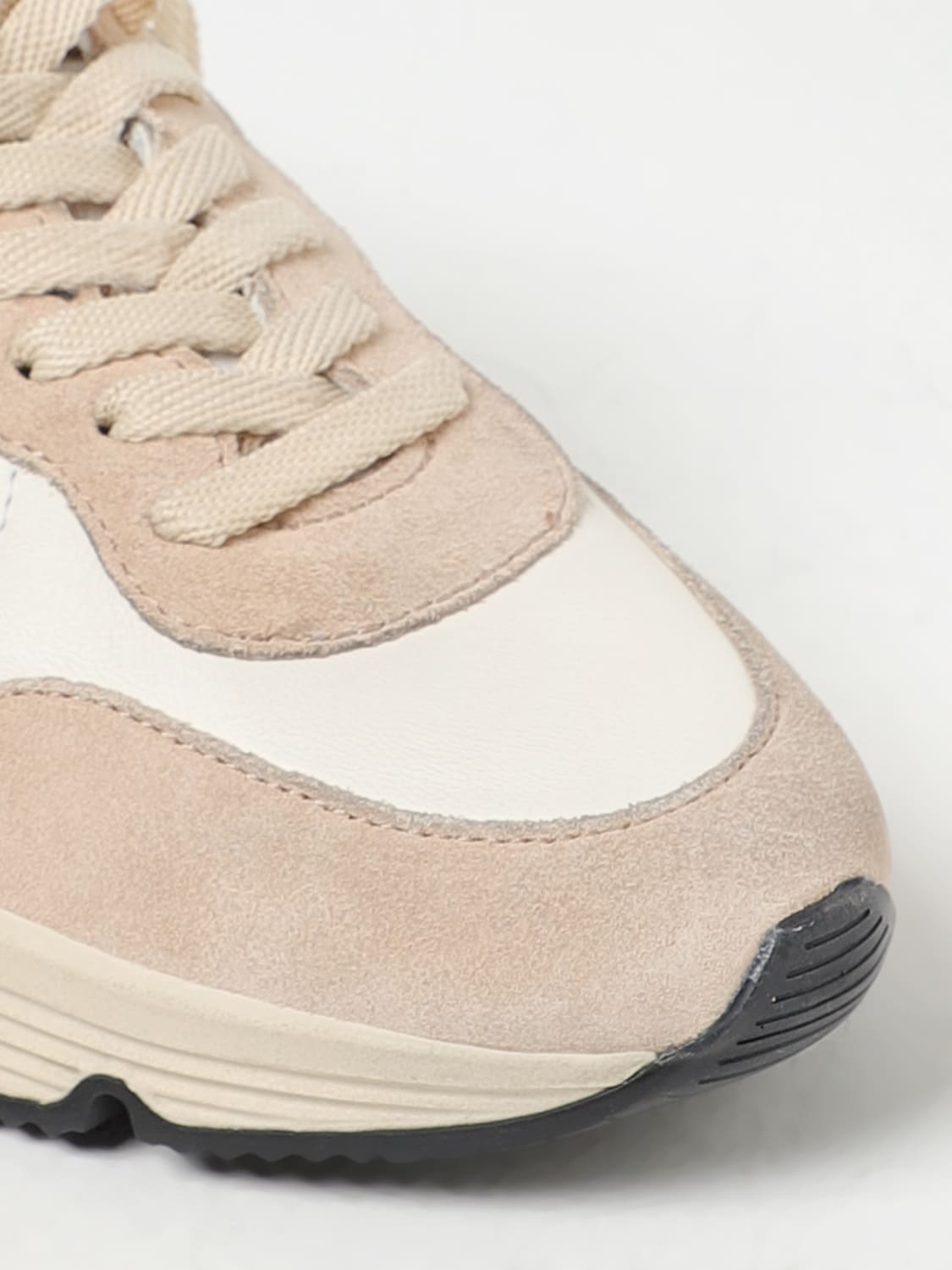 GOLDEN GOOSE SNEAKERS: Golden Goose Running Sole sneakers in used leather, White - Img 4