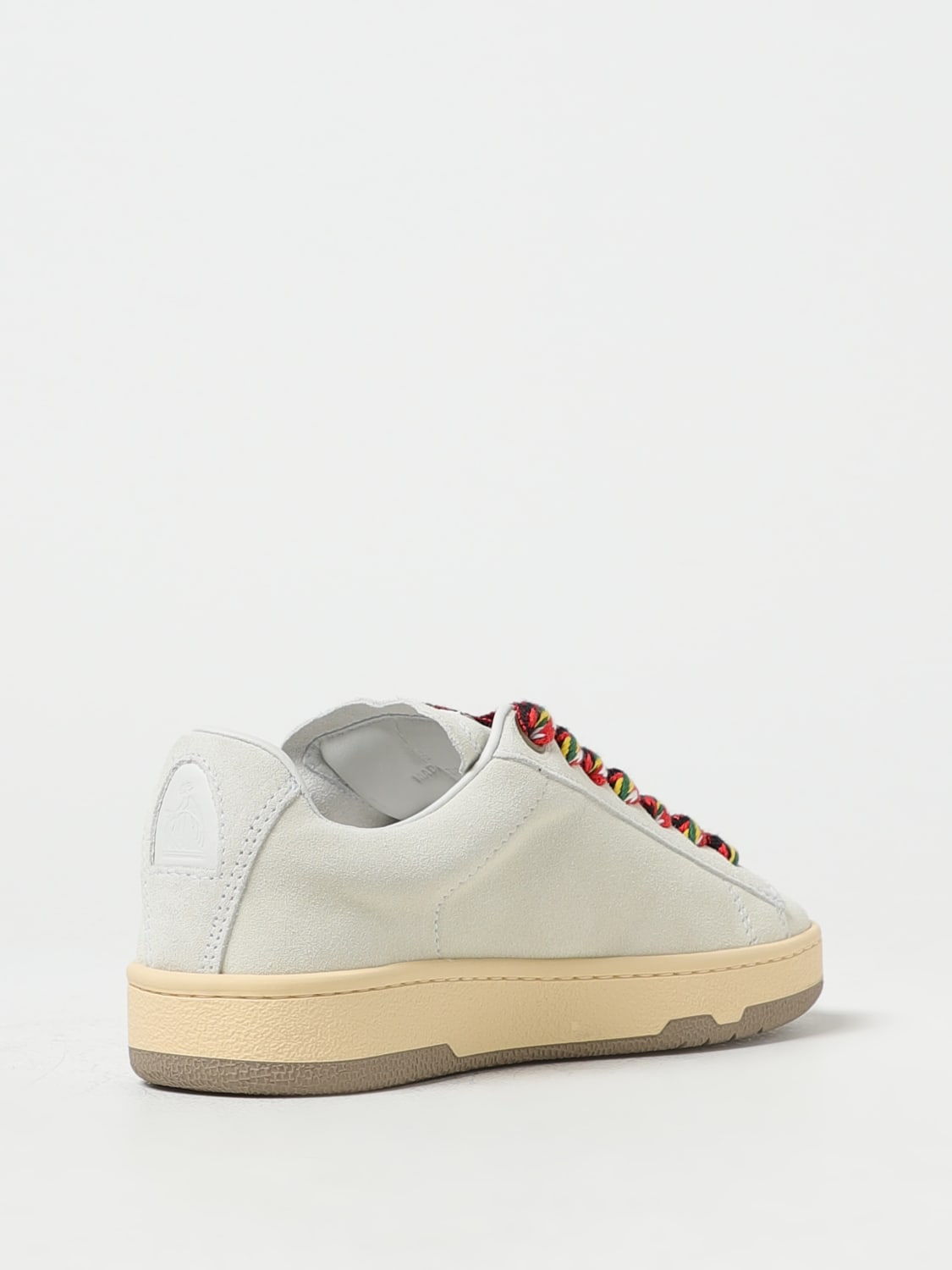 LANVIN SNEAKERS: Sneakers Lite Curb Lanvin in camoscio, Bianco - Img 3