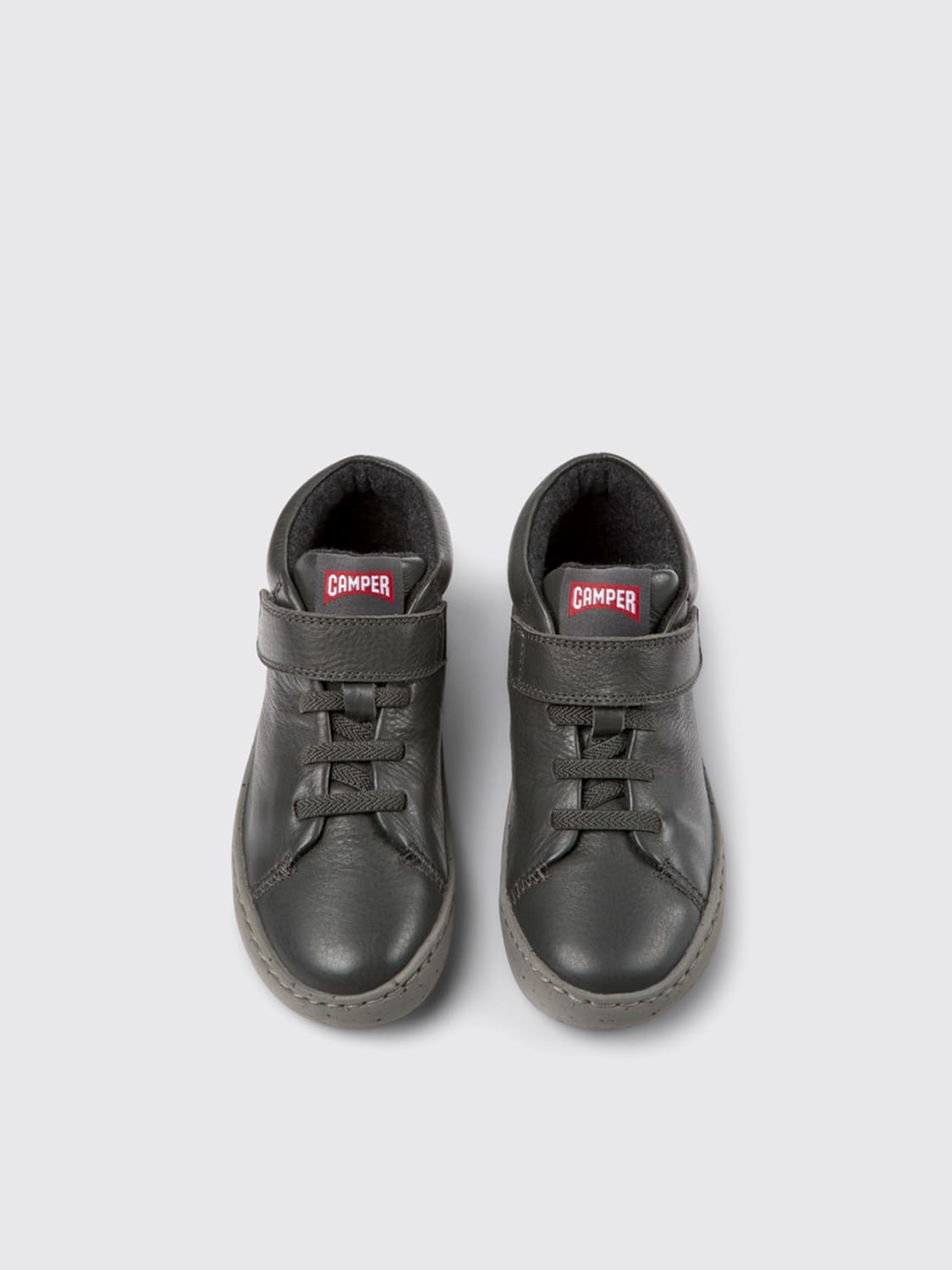 CAMPER SNEAKERS: Camper Peu Touring sneakers in leather, Grey - Img 3