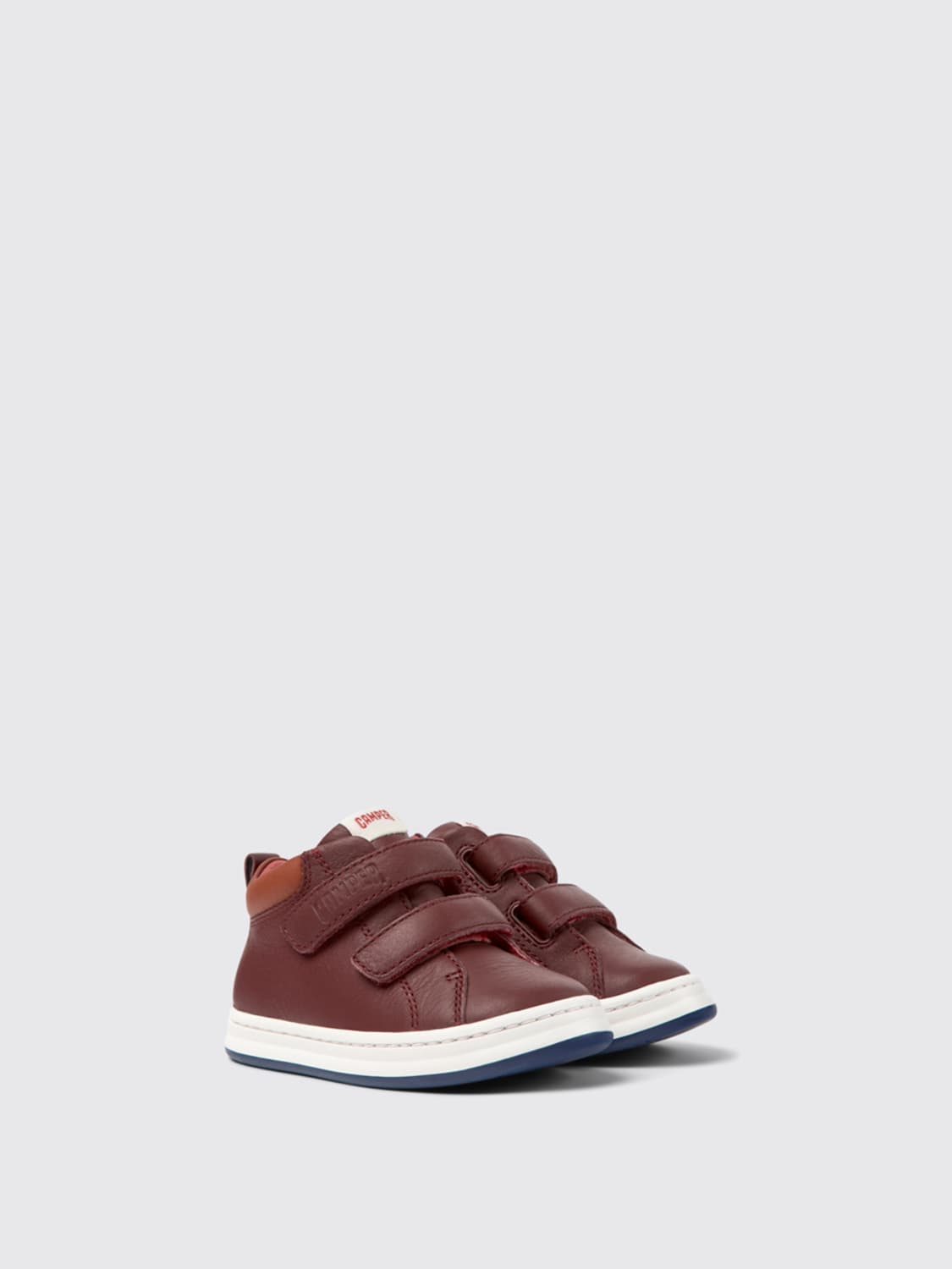 CAMPER SNEAKERS: Camper Runner sneakers in leather, Burgundy - Img 2