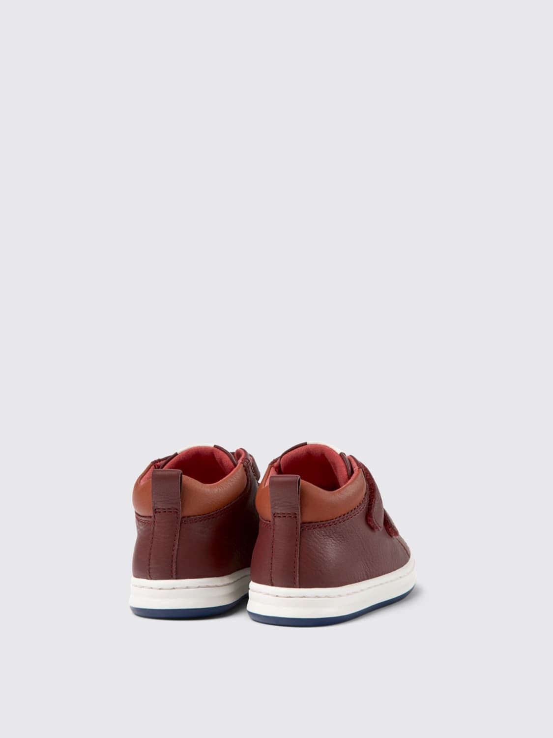 CAMPER SNEAKERS: Camper Runner sneakers in leather, Burgundy - Img 4