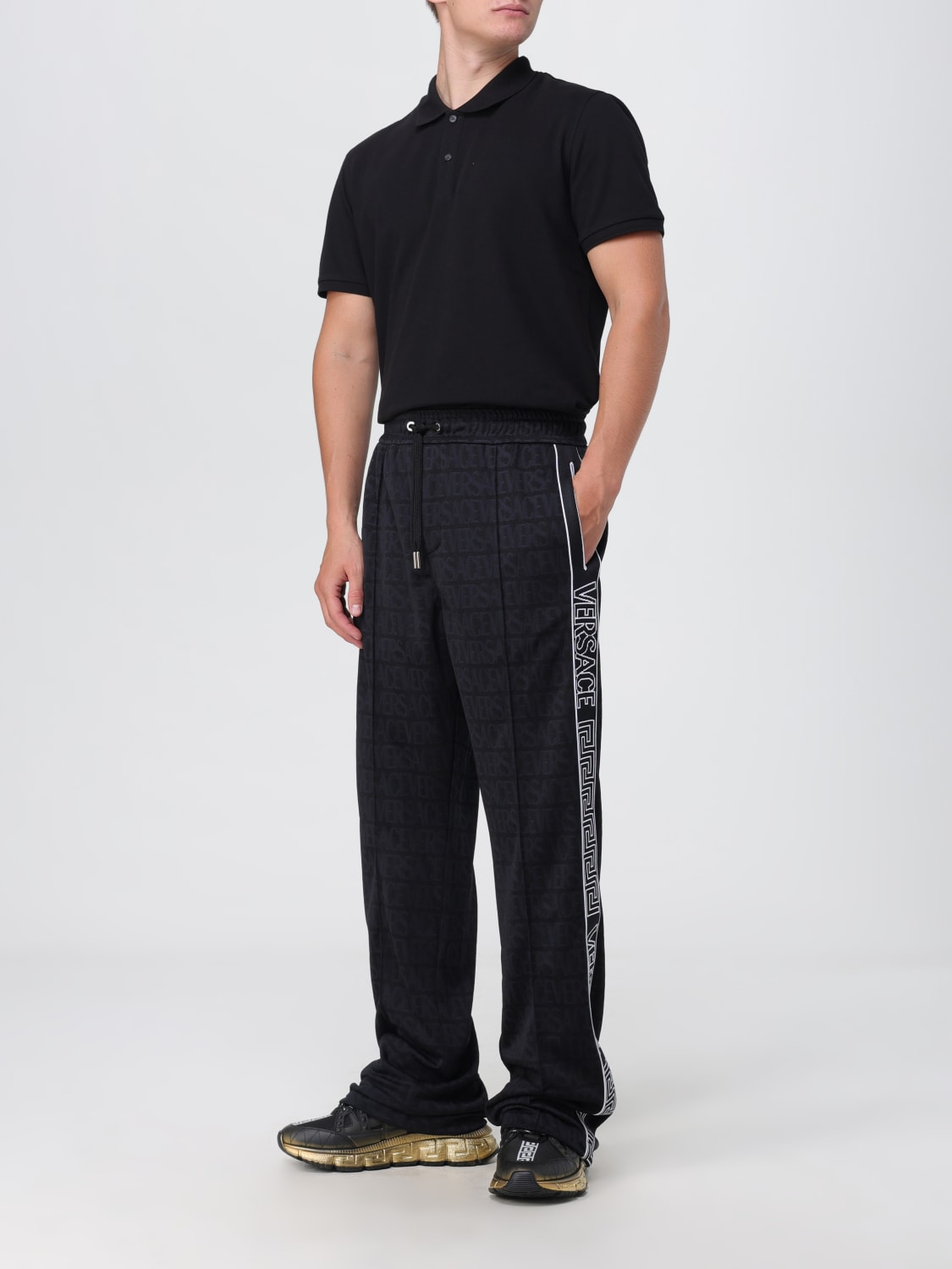 VERSACE PANTALÓN: Pantalón hombre Versace Young, Negro - Img 2