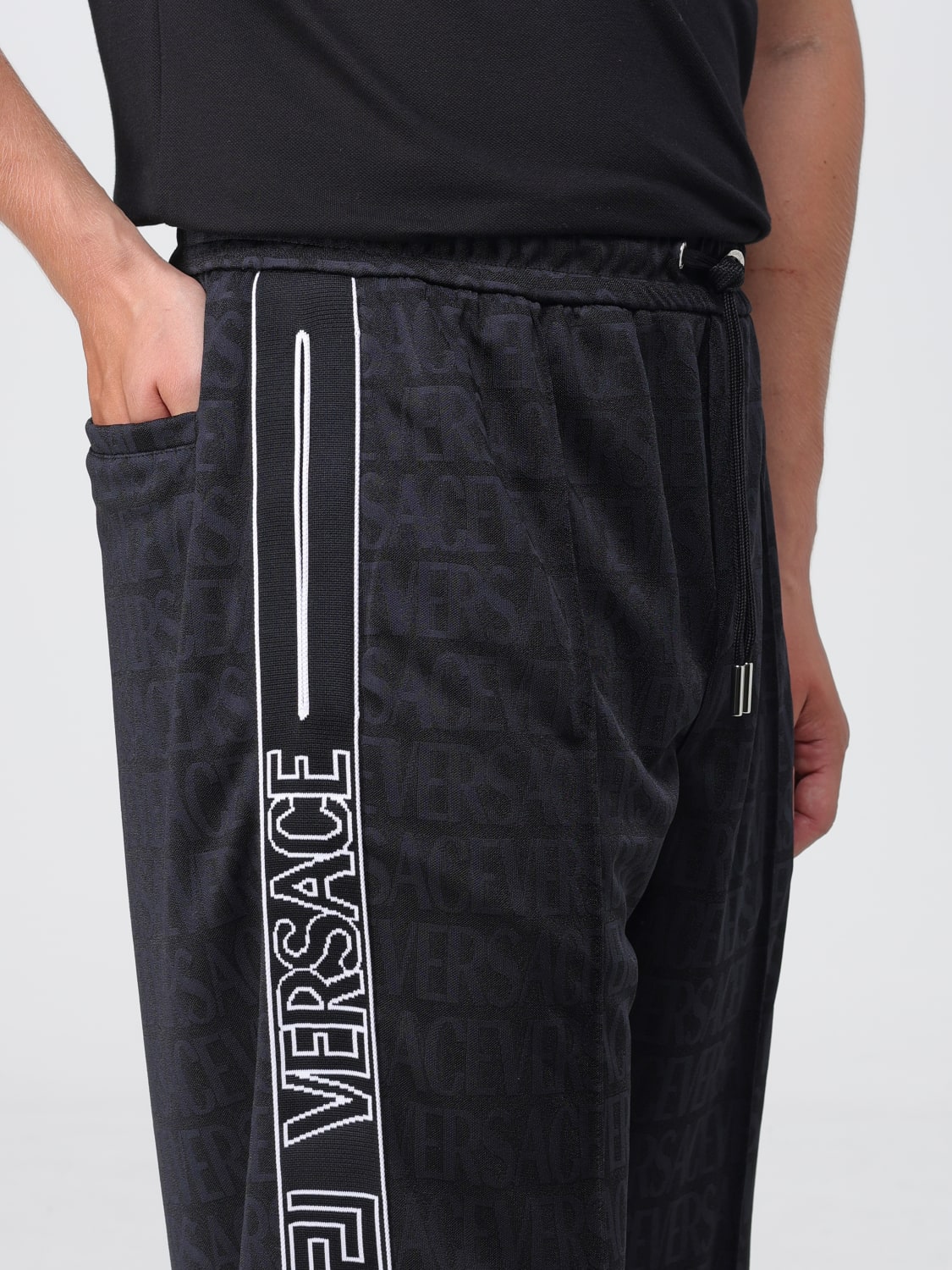 VERSACE PANTALÓN: Pantalón hombre Versace Young, Negro - Img 5