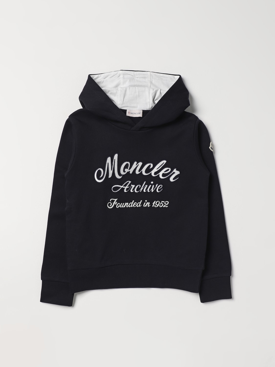 MONCLER：セーター ボーイ - ブルー | GIGLIO.COMオンラインのMoncler ...