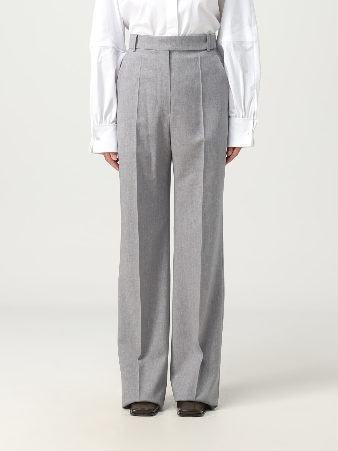 MAX MARA PANTS: Max Mara wool pants, Grey - Img 1