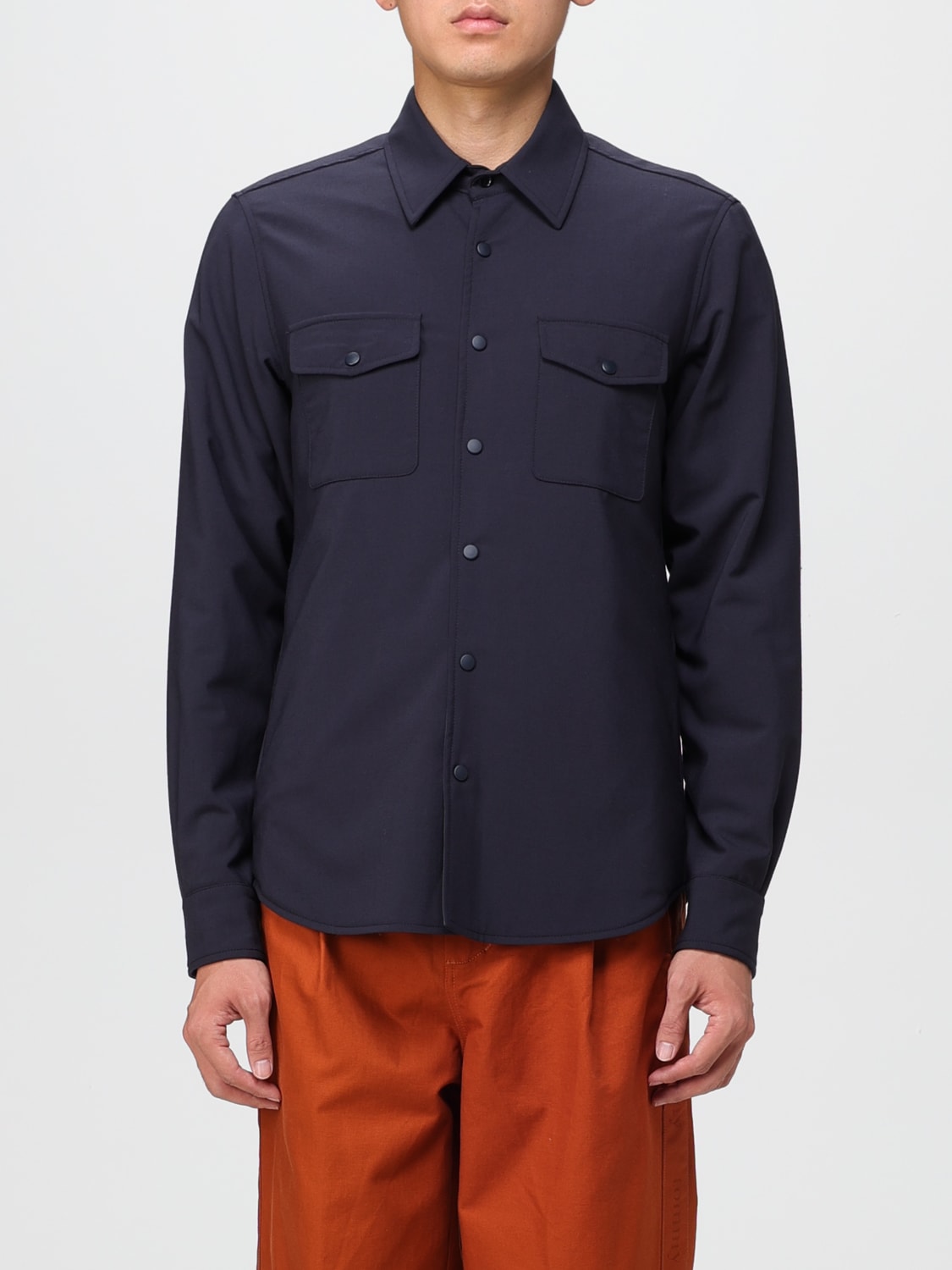 ASPESI: Shirt men - Blue | Aspesi shirt CE27V058 online at