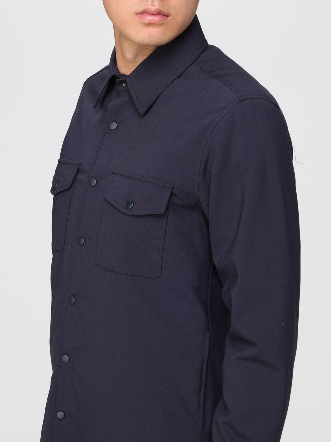 ASPESI SHIRT: Shirt men Aspesi, Blue - Img 4