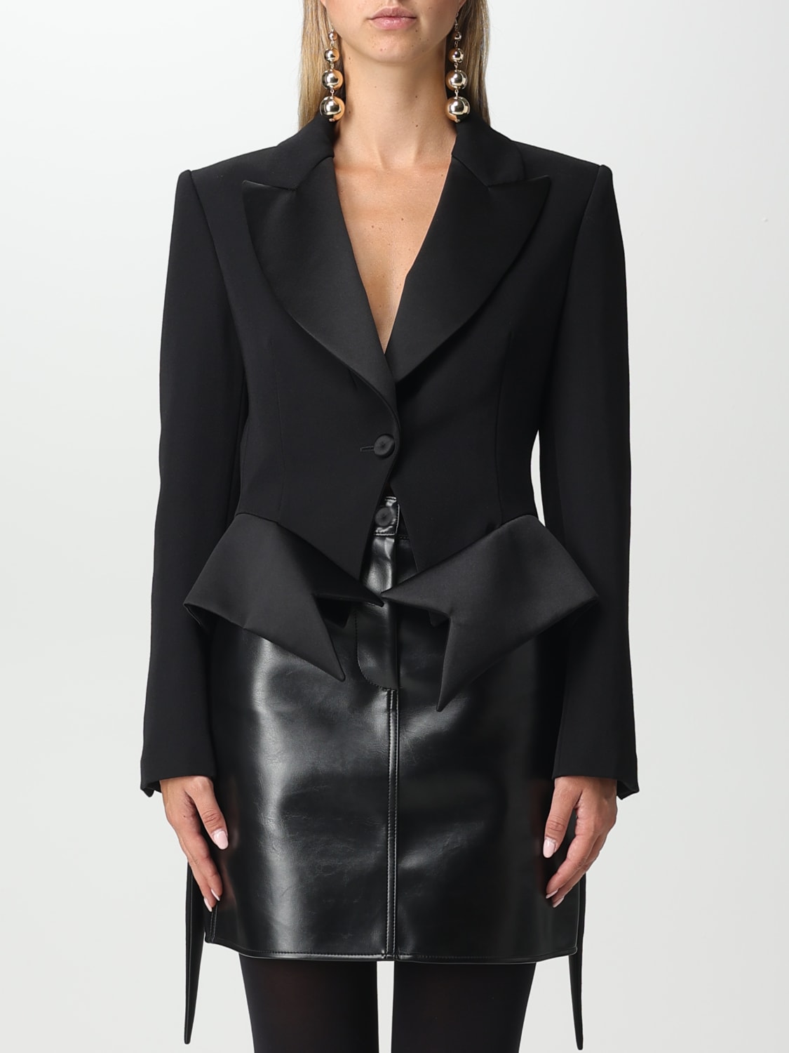 MOSCHINO COUTURE: women's jacket - Black | Moschino Couture