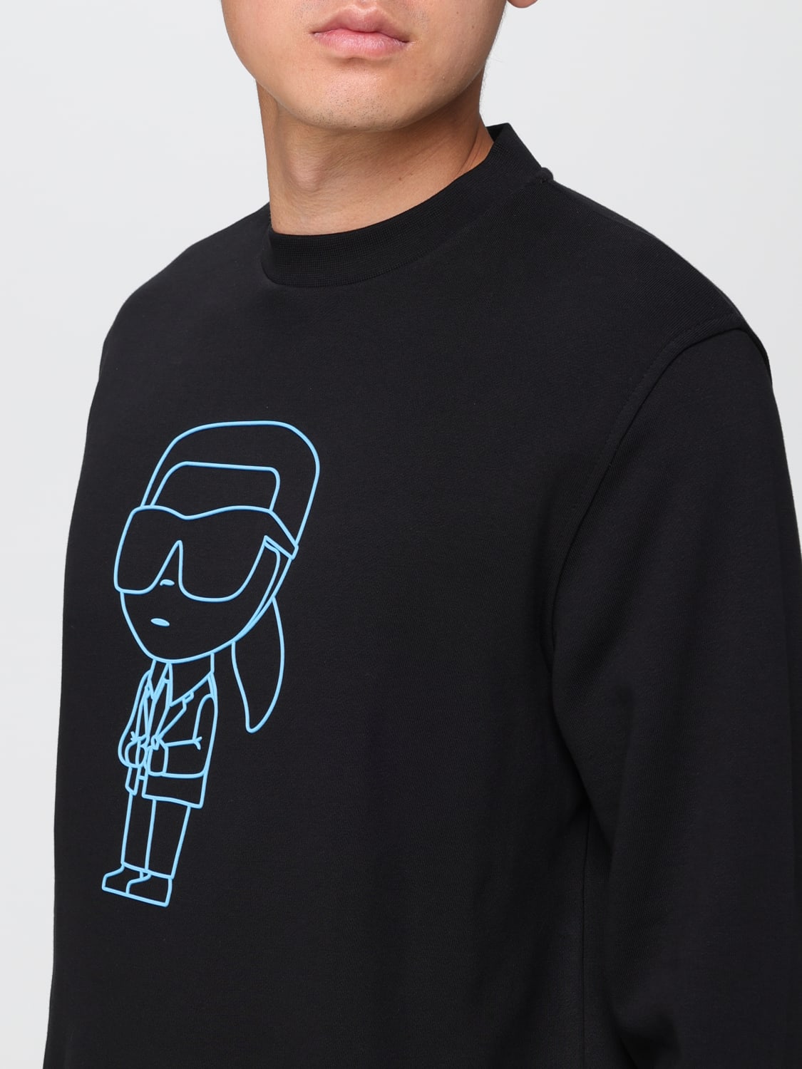 KARL LAGERFELD SWEATSHIRT: Sweatshirt men Karl Lagerfeld, Black - Img 3