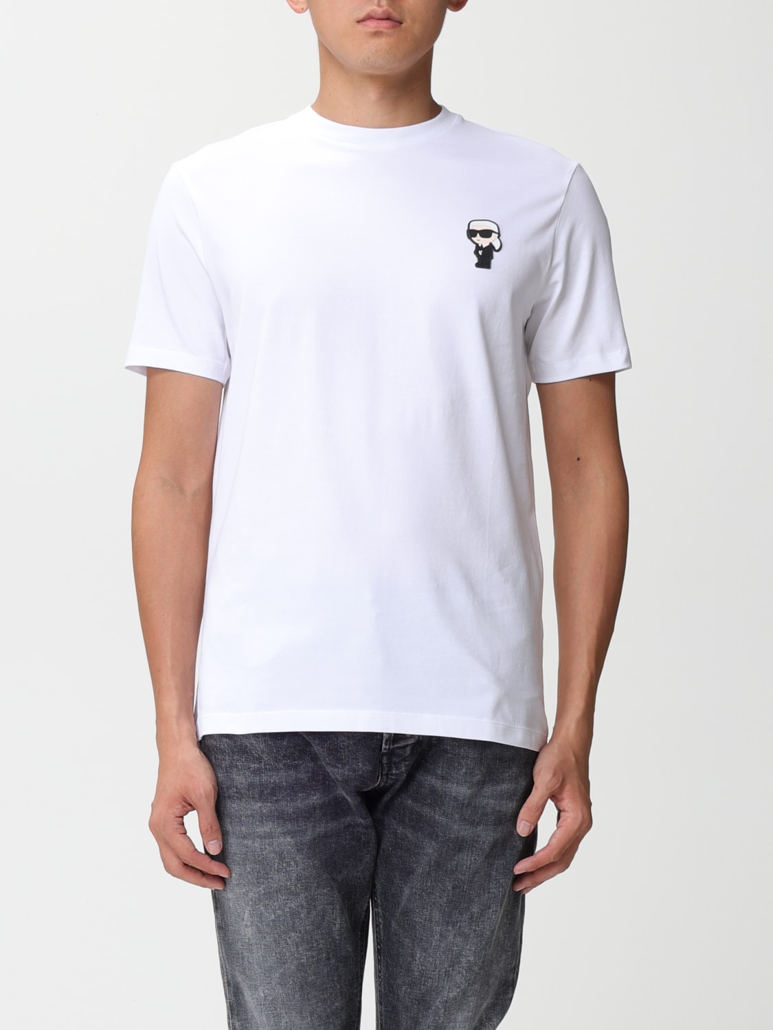 KARL LAGERFELD T-SHIRT: T-shirt men Karl Lagerfeld, White - Img 1