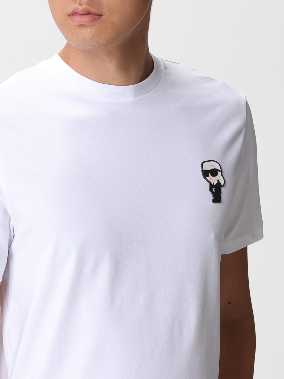 KARL LAGERFELD CAMISETA: Camiseta hombre Karl Lagerfeld, Blanco - Img 3