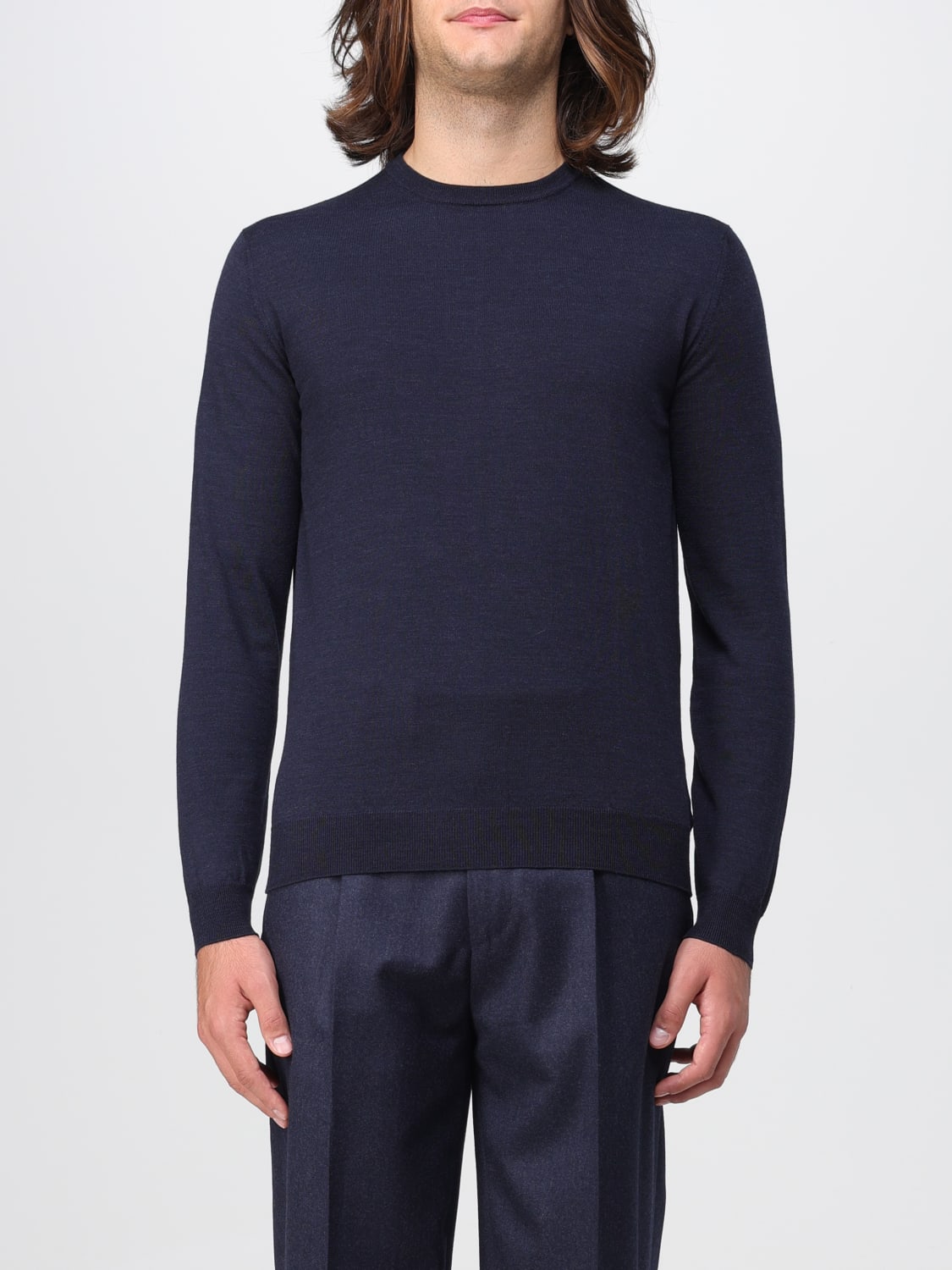 ZANONE SWEATSHIRT: Sweatshirt men Zanone, Blue 1 - Img 1