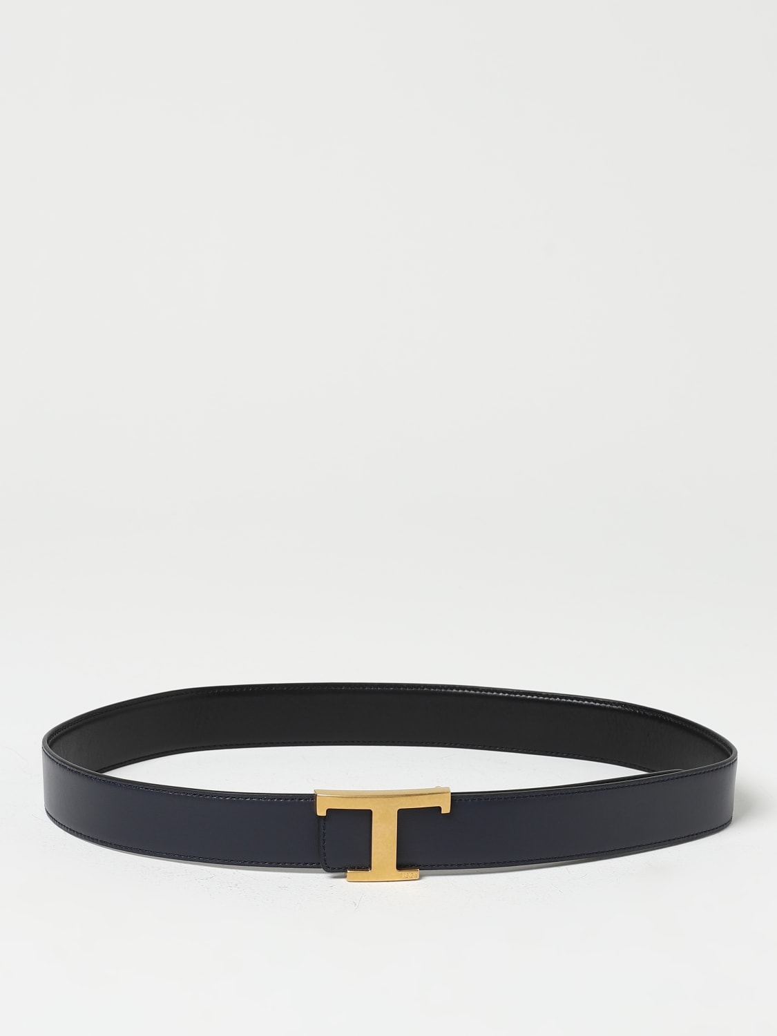 TOD'S BELT: Tod's belt in smooth leather, Blue - Img 2