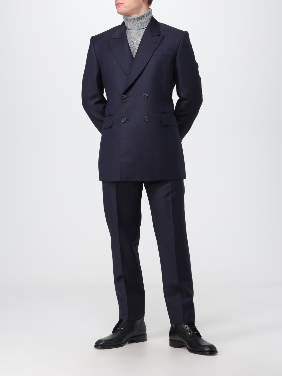 ALEXANDER MCQUEEN GIACCA: Blazer a doppiopetto Alexander McQueen, Blue Navy - Img 2