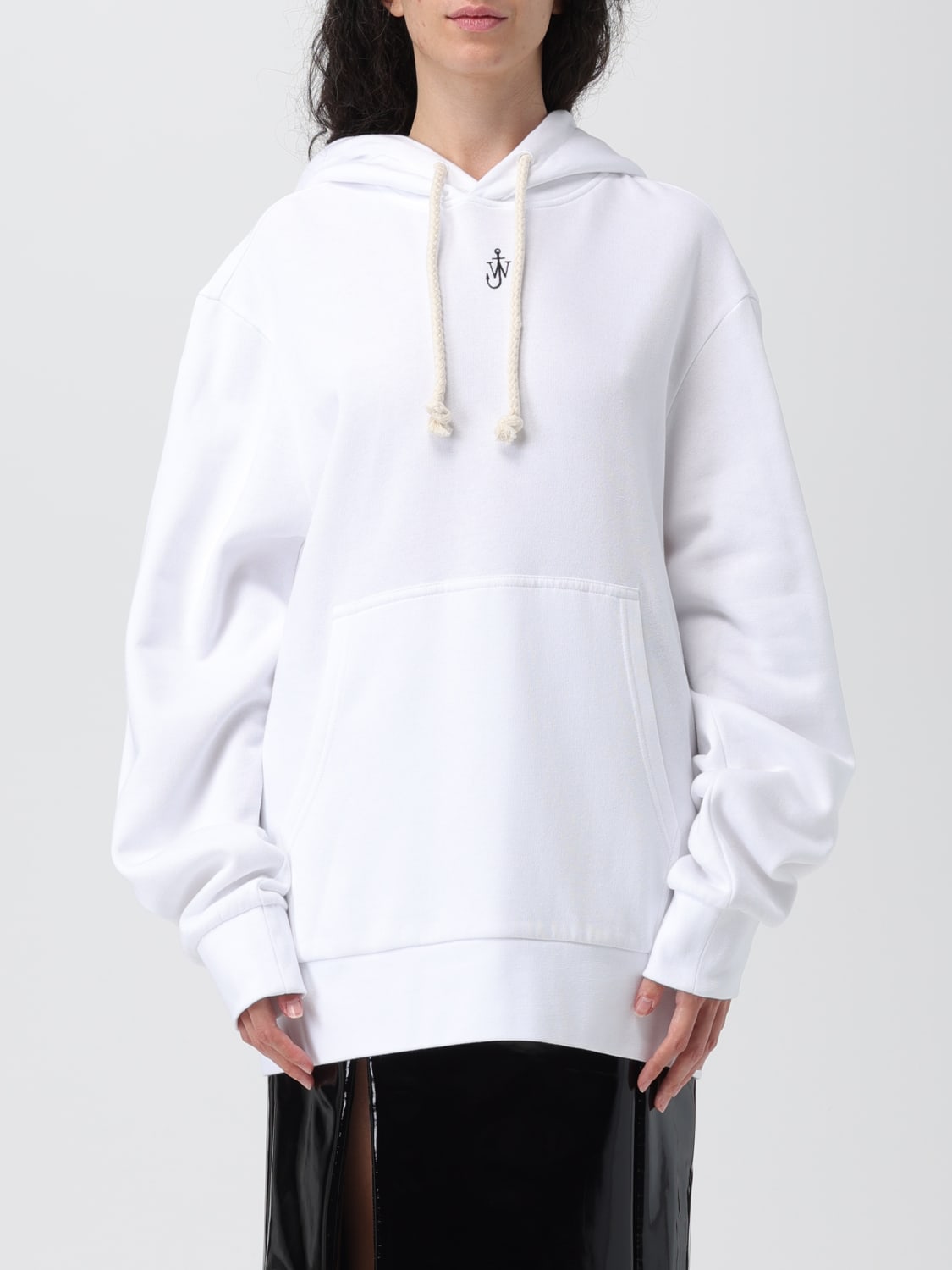 JW ANDERSON スウェットシャツ: スウェットシャツ レディース Jw Anderson, ホワイト - Img 1