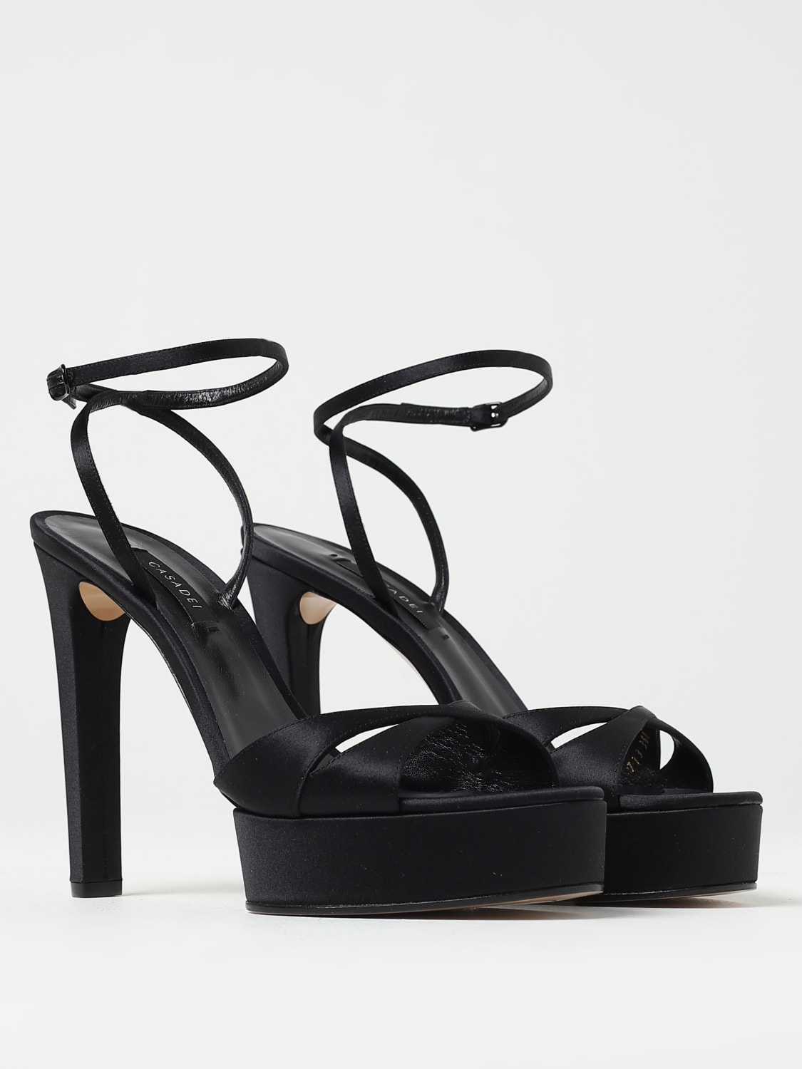 CASADEI SANDALES À TALONS: Chaussures femme Casadei, Noir - Img 2