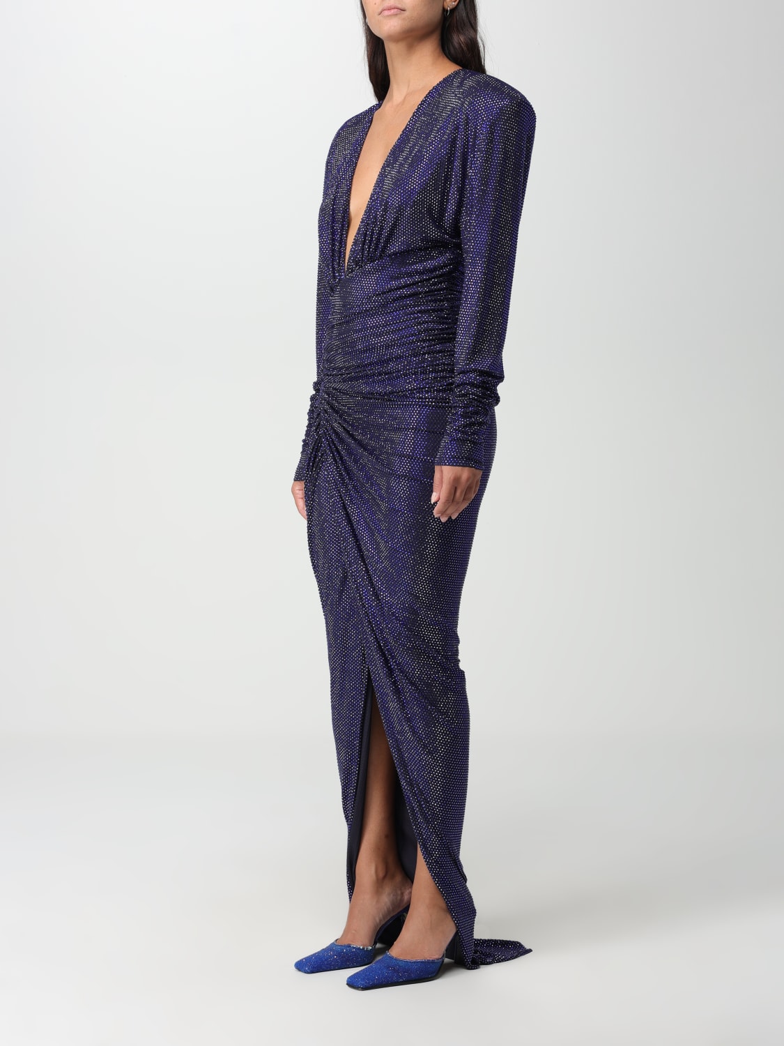ALEXANDRE VAUTHIER DRESS: Dress woman Alexandre Vauthier, Blue - Img 3