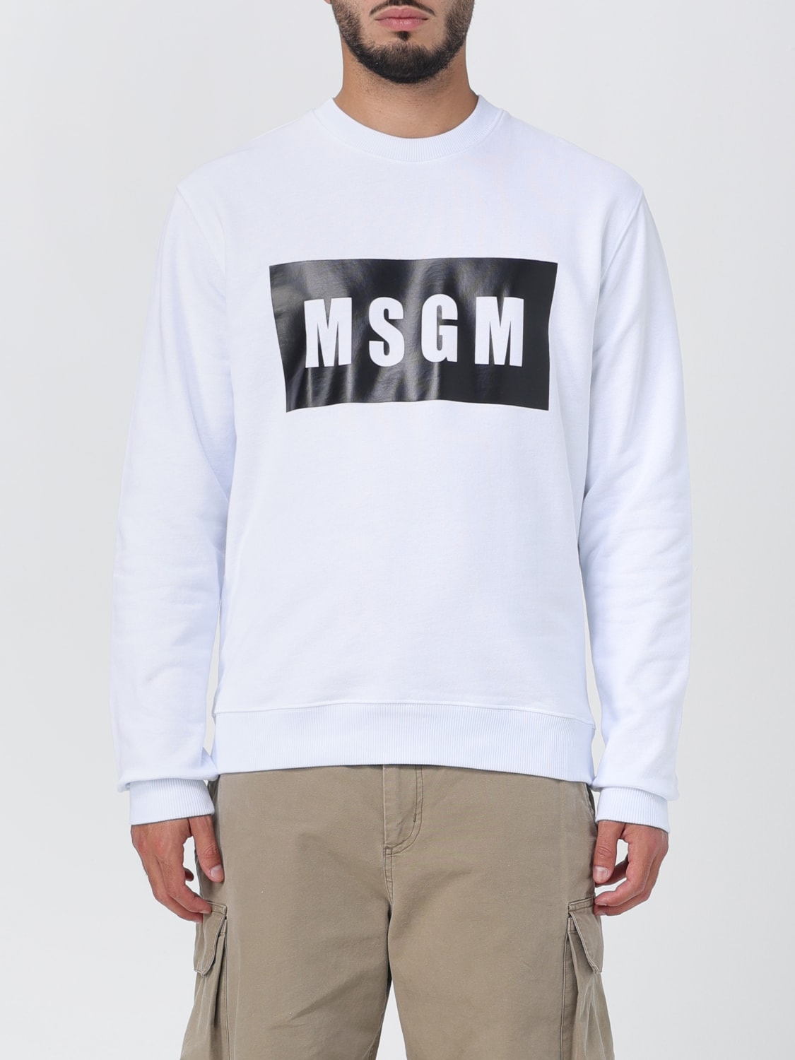 MSGM Outlet Maglia uomo Bianco Maglia MSGM 2000MM523200000 online su GIGLIO.COM