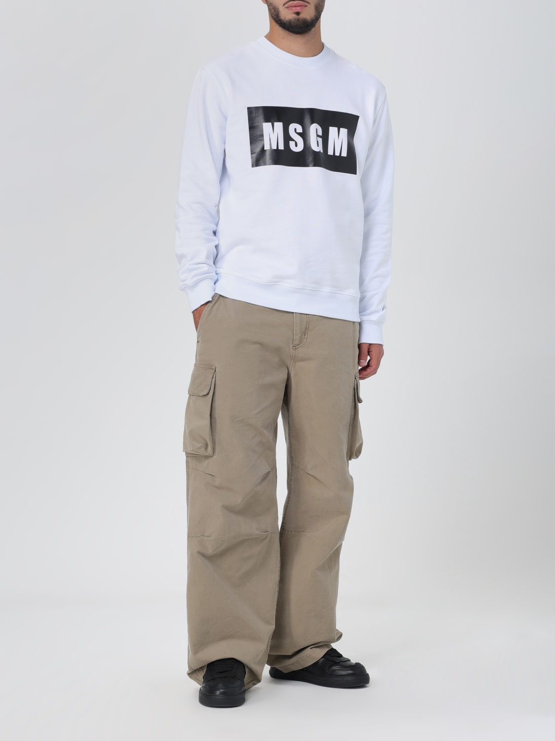 MSGM 스웨터: 스웨터 남성 MSGM, 화이트 - Img 2