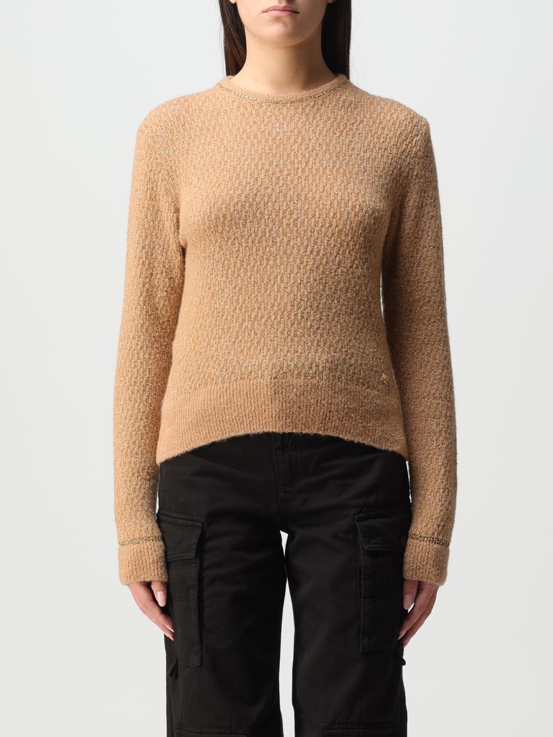 PINKO SWEATER: Sweater woman Pinko, Camel - Img 1