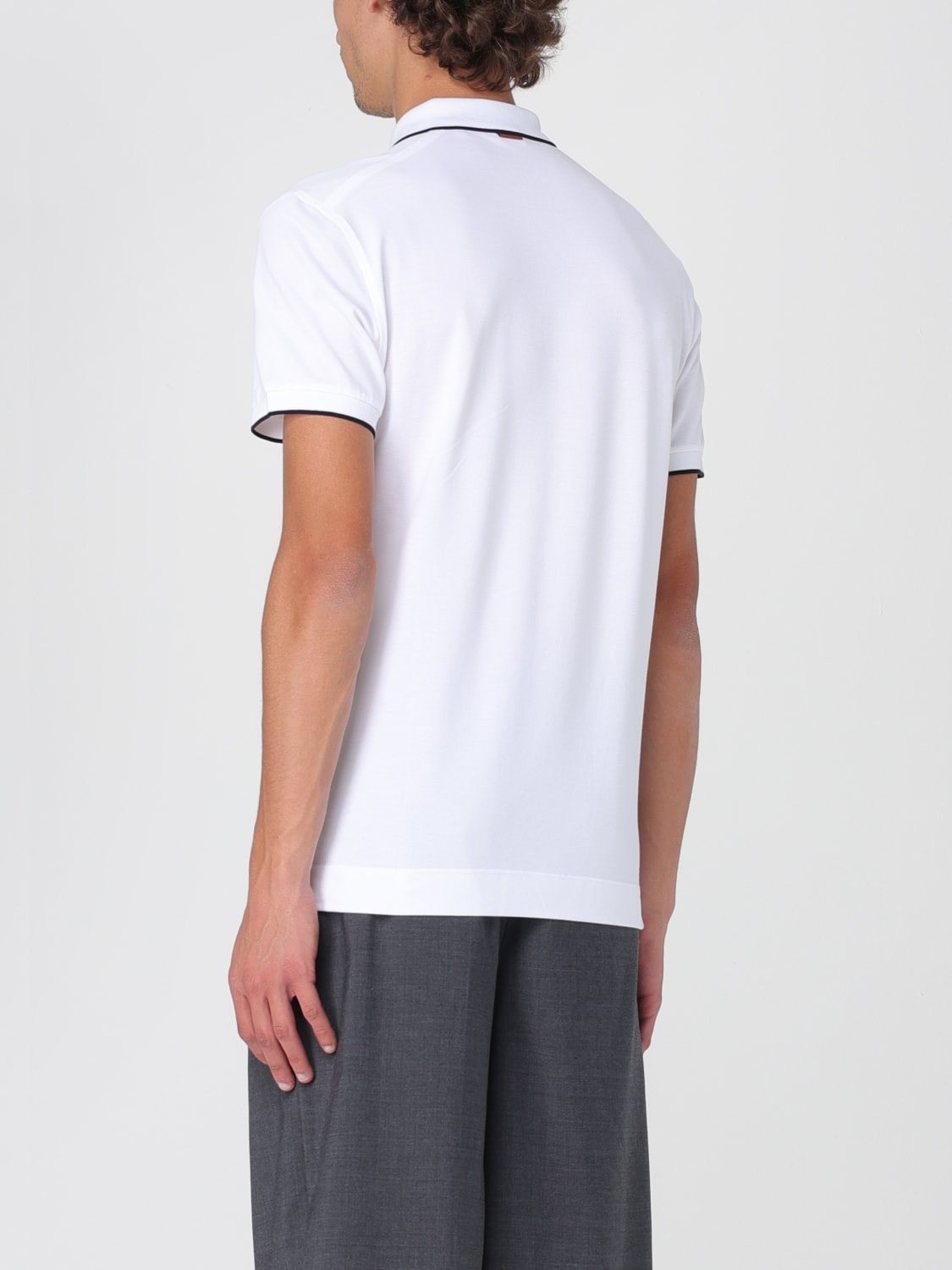 ZEGNA POLO: Polo herren Zegna, Weiß - Img 2