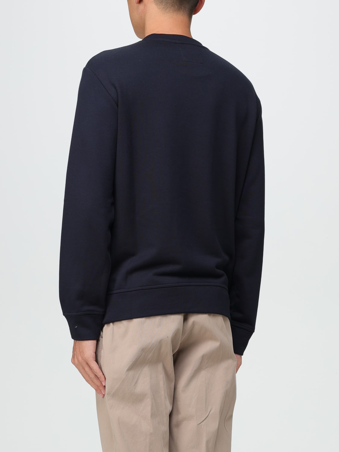 EMPORIO ARMANI SUDADERA: Sudadera hombre Emporio Armani, Azul Marino - Img 2