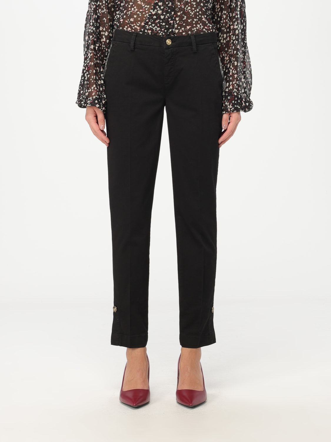 LIU JO PANTS: Pants woman Liu Jo, Black - Img 1