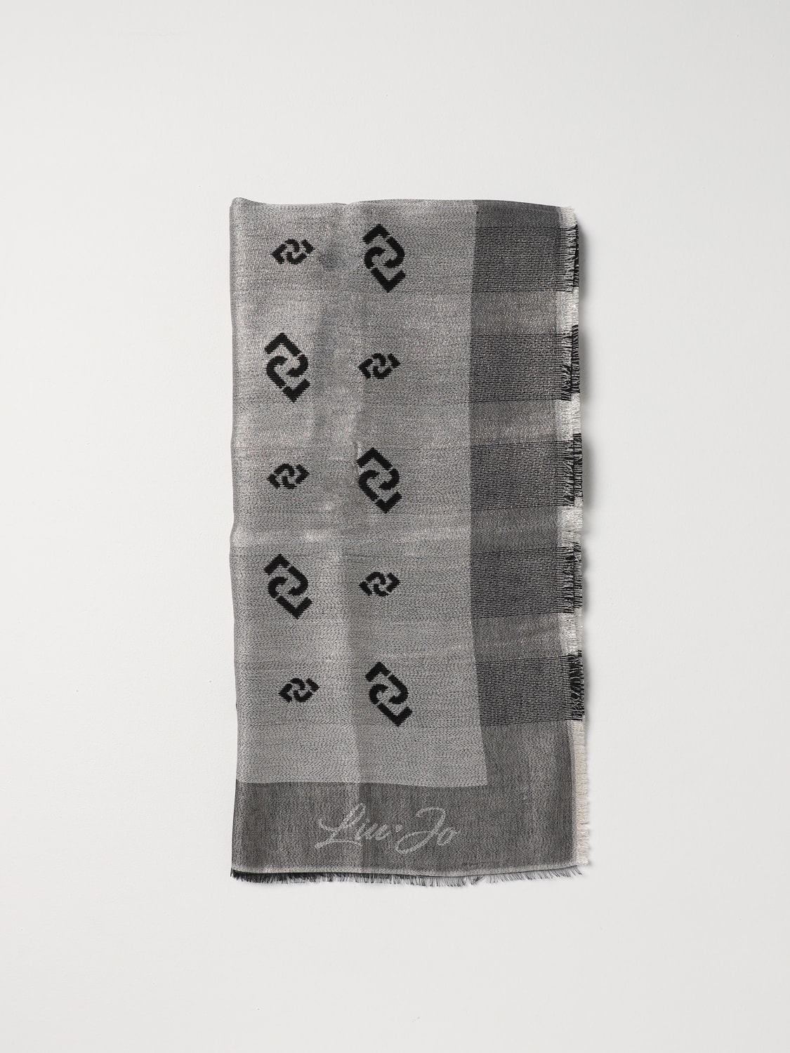 スカーフ LIU JO Woman Neck scarf Grey 2F3075T0300 03F94 Liu Jo Outlet: Neck scarf woman - Grey | Liu Jo neck scarf