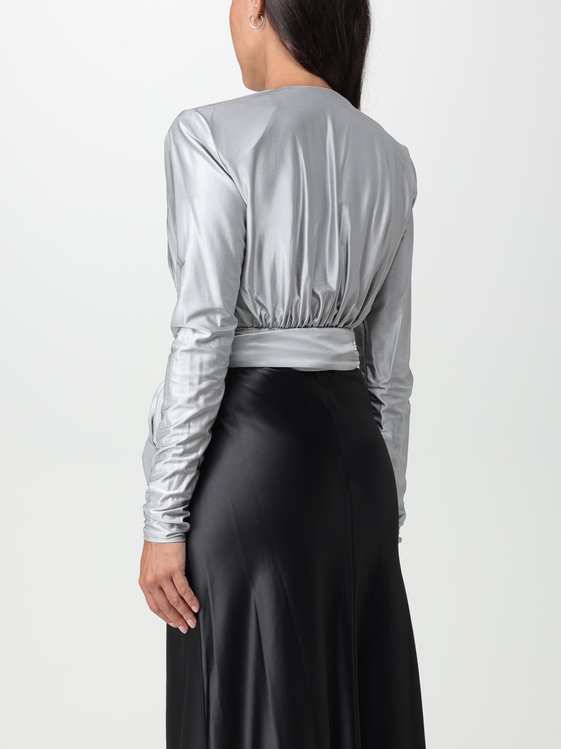 ALEXANDRE VAUTHIER TOP: Top woman Alexandre Vauthier, Silver - Img 2