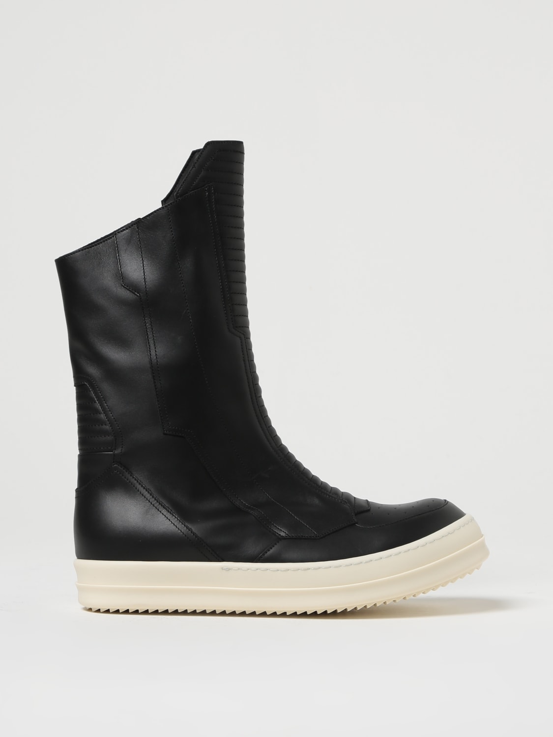 Giglio Sneakers Moto Rick Owens in pelle con zip