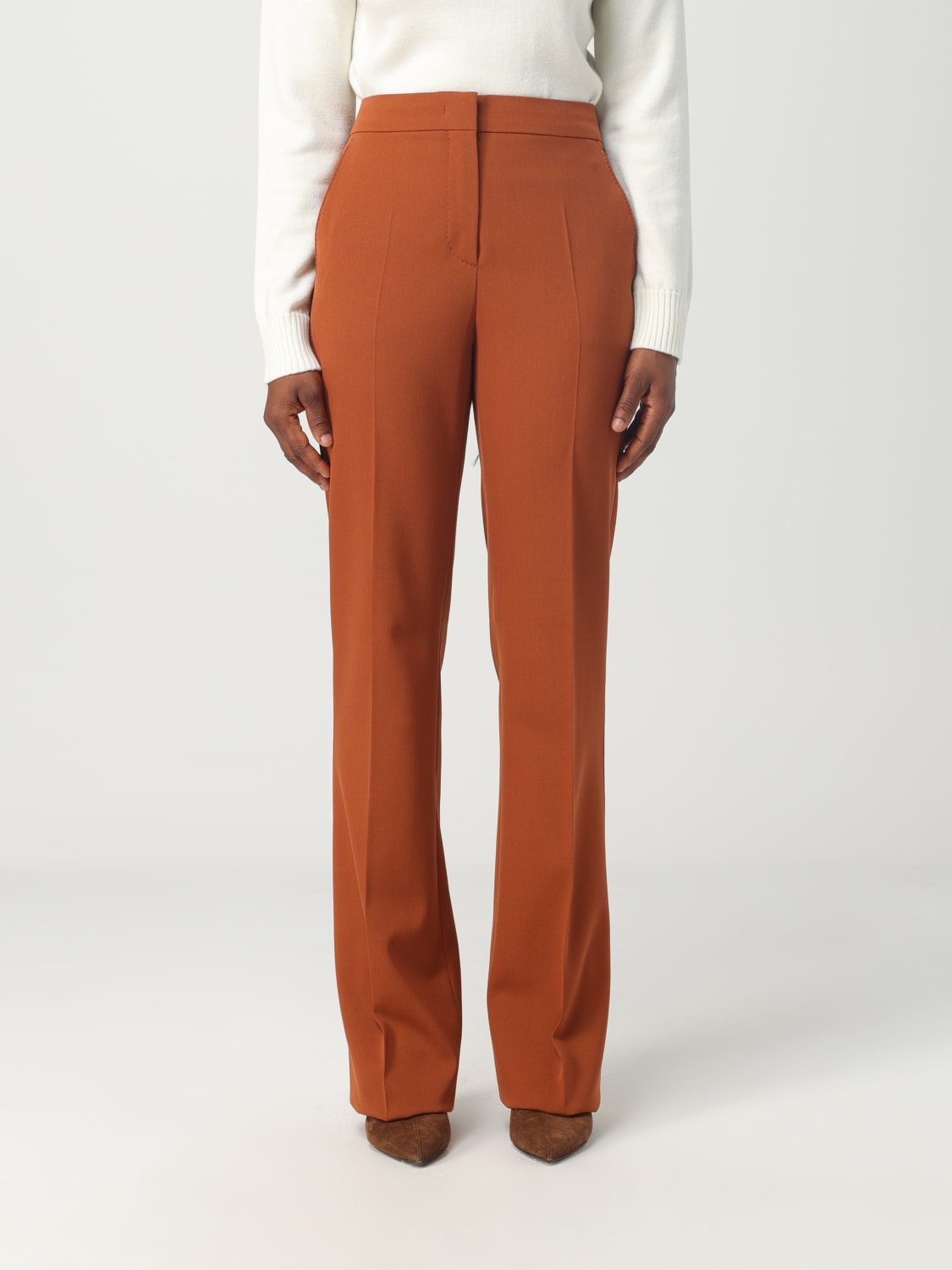 MAX MARA PANTALON: Pantalon femme Max Mara, Orange - Img 1