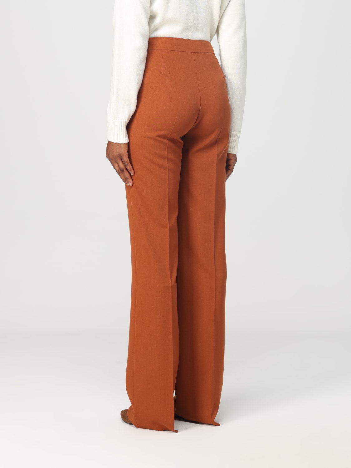 MAX MARA PANTALON: Pantalon femme Max Mara, Orange - Img 3