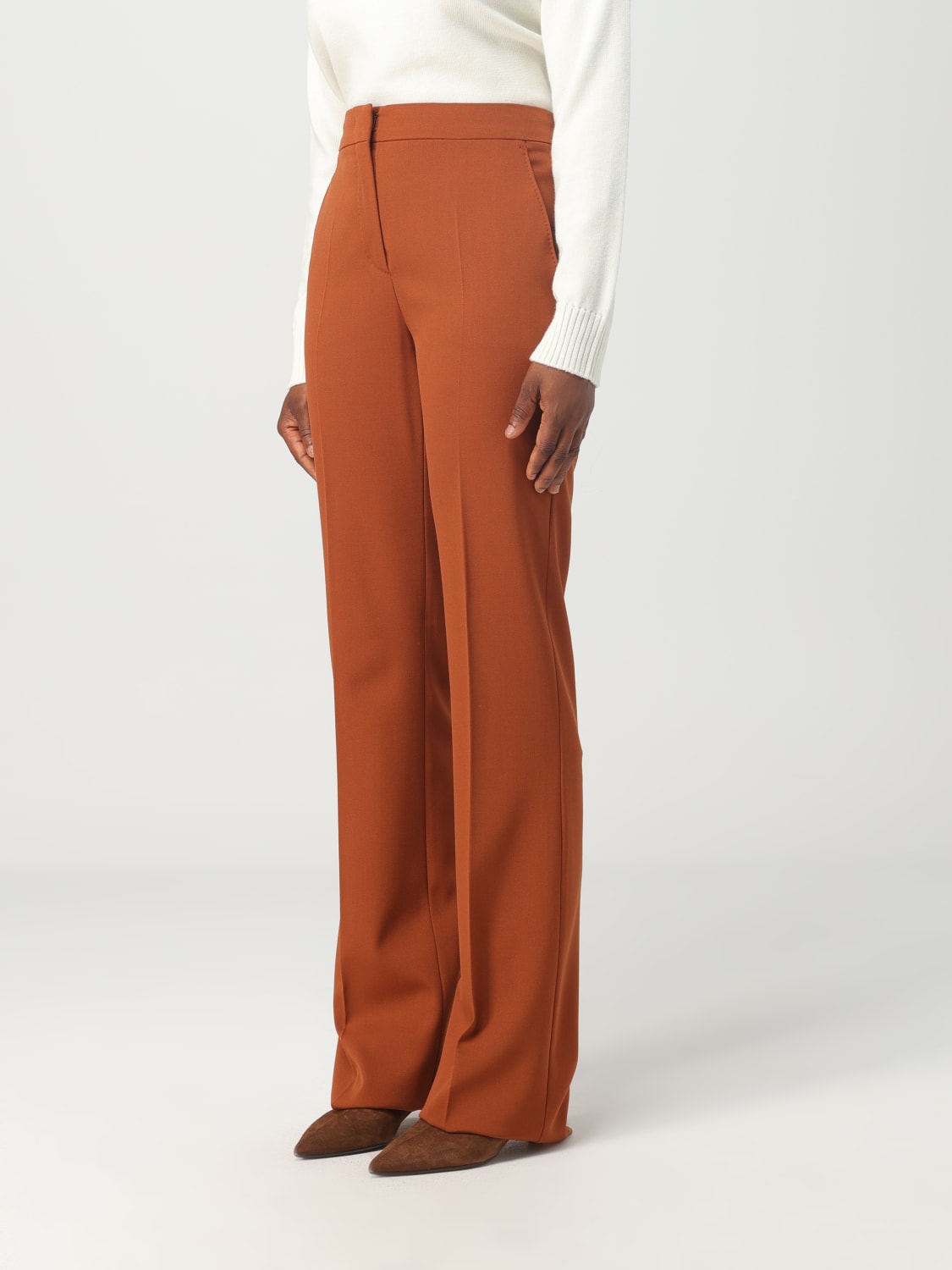 MAX MARA PANTALON: Pantalon femme Max Mara, Orange - Img 4