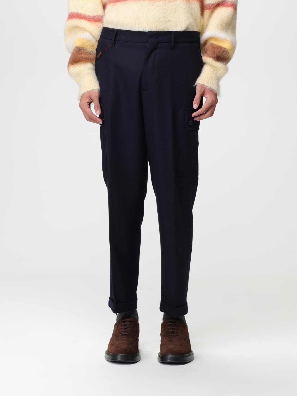 Giglio Pantalone cargo Etro in lana stretch