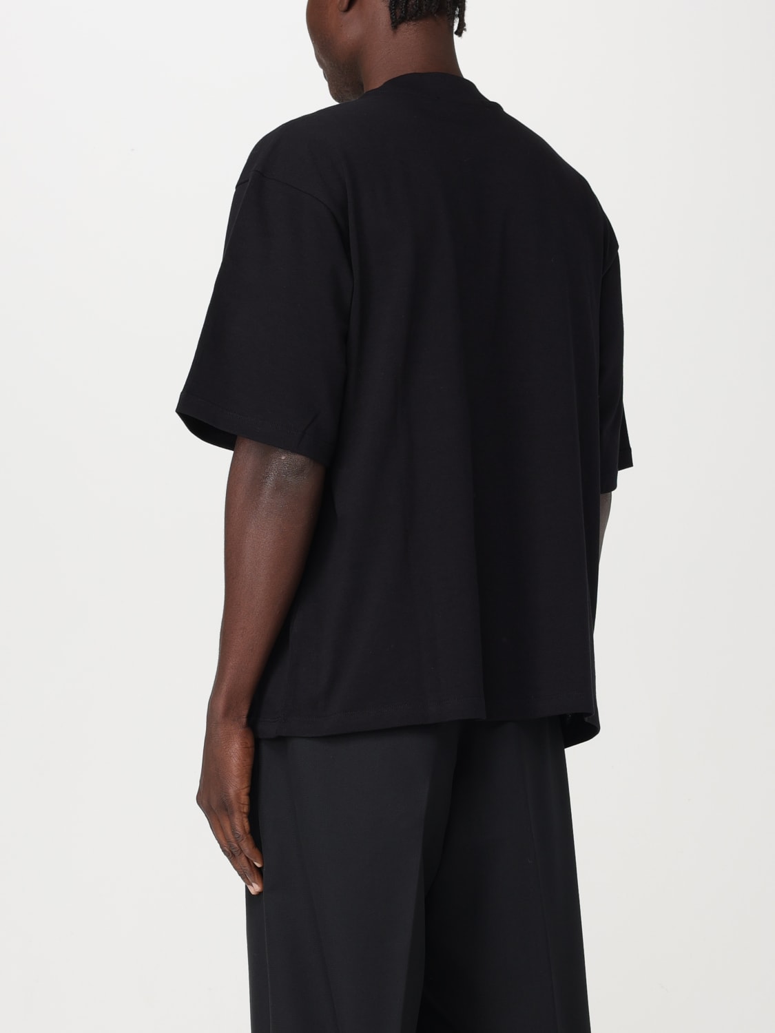 MSGM T-SHIRT: MSGM cotton t-shirt, Black - Img 3