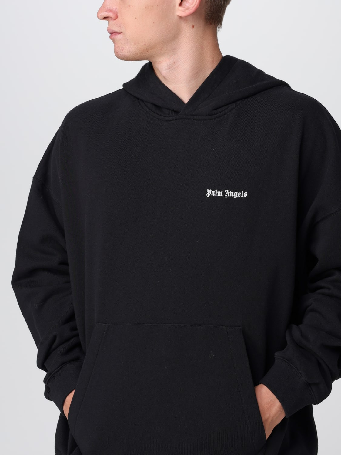 PALM ANGELS SWEATSHIRT: Sweater men Palm Angels, Black - Img 4