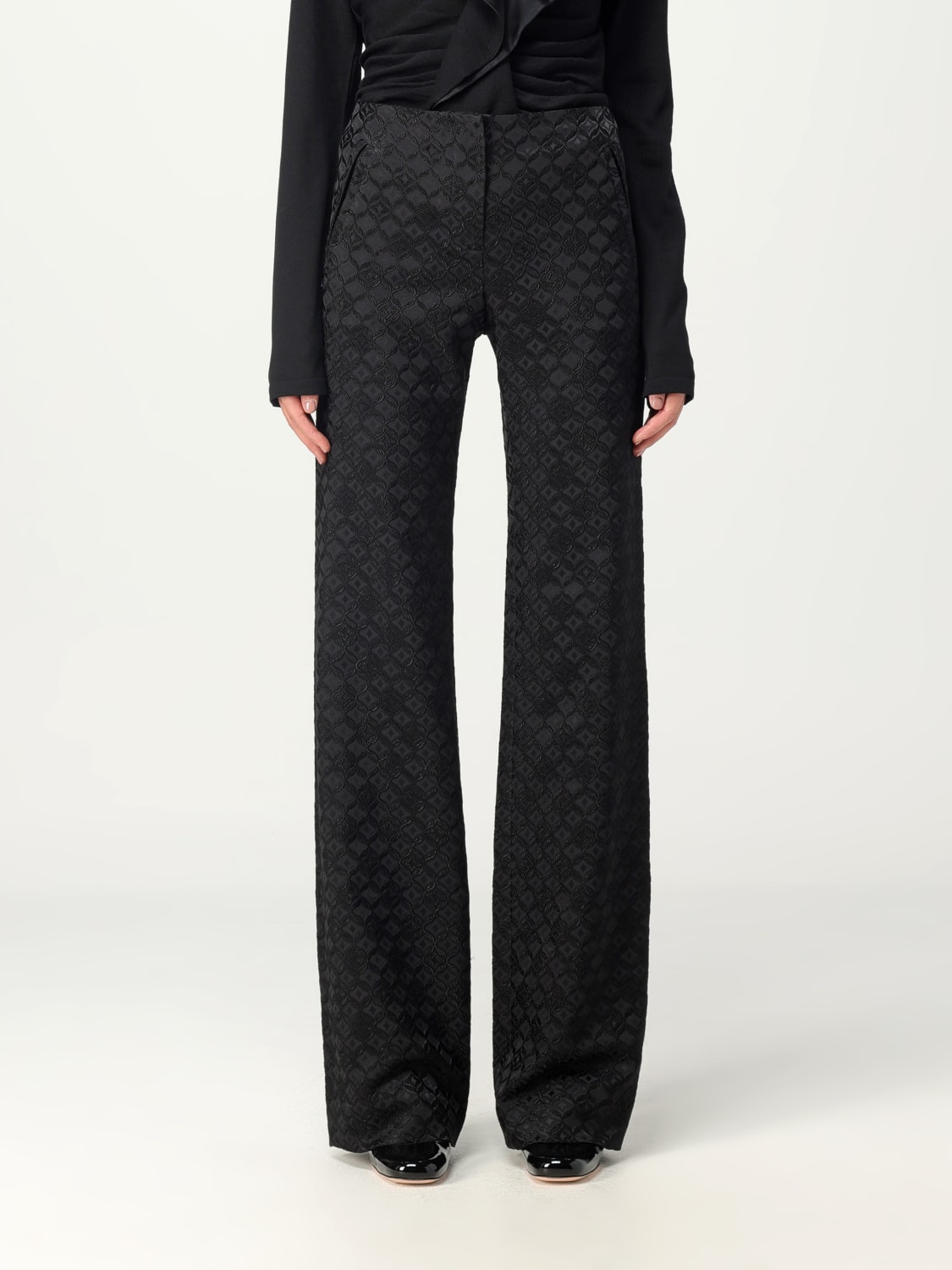 ALBERTA FERRETTI PANTALON: Pantalon femme Alberta Ferretti, Noir - Img 1