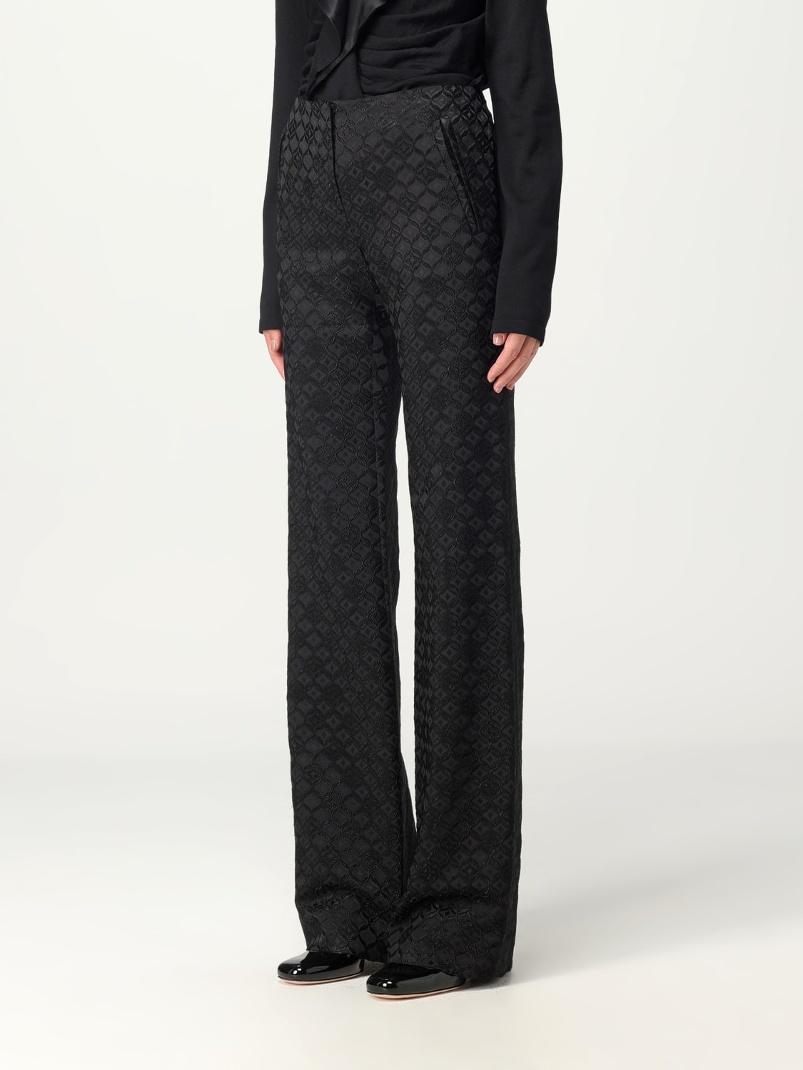 ALBERTA FERRETTI PANTALON: Pantalon femme Alberta Ferretti, Noir - Img 3