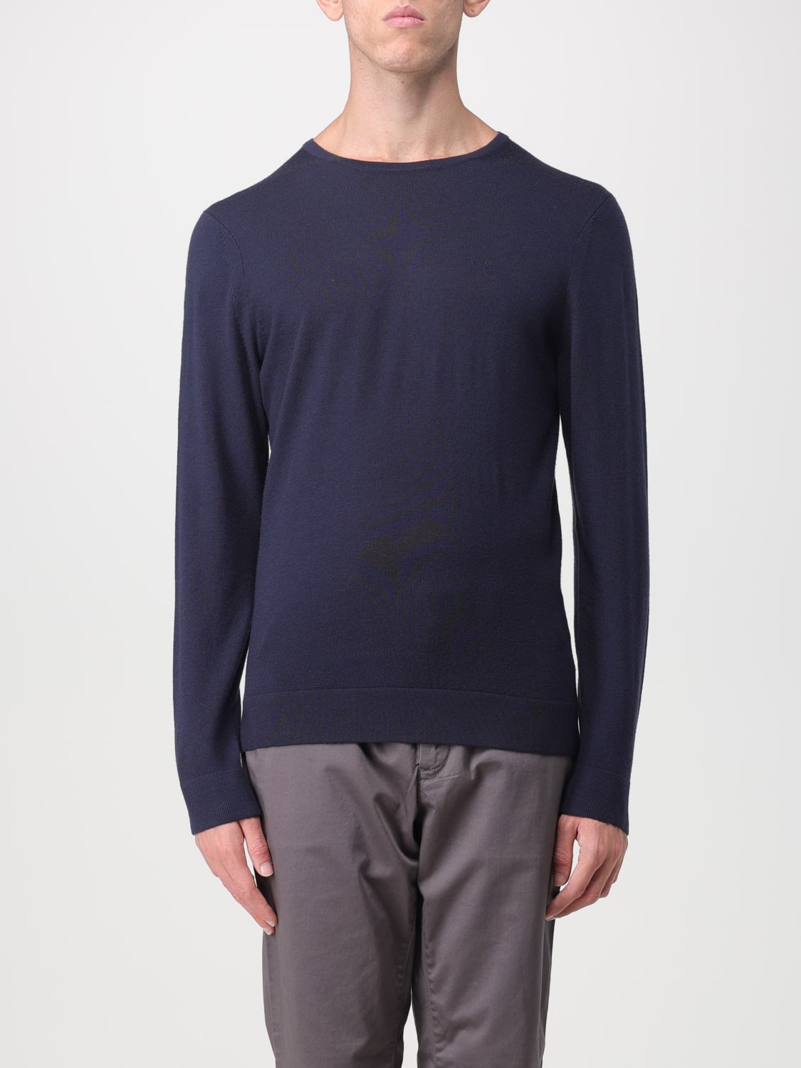 Calvin Klein Outlet Sweater men Blue Calvin Klein sweater K10K109474 online at GIGLIO.COM