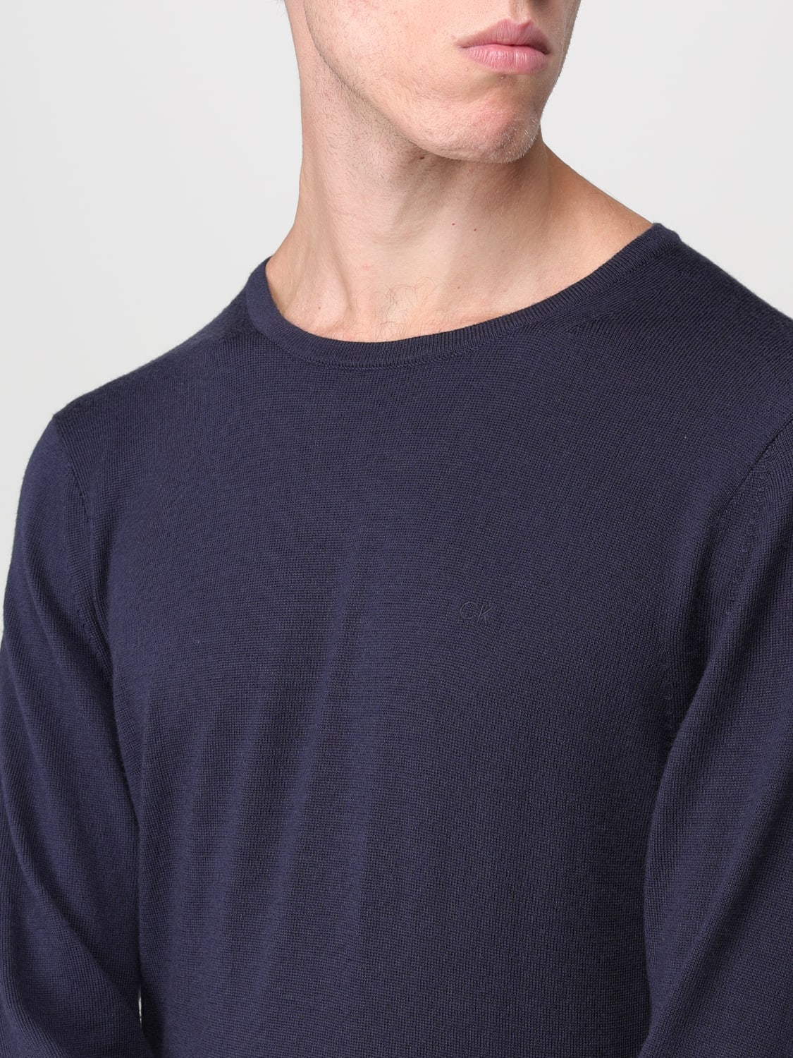 CALVIN KLEIN SWEATER: Sweater men Calvin Klein, Blue - Img 3