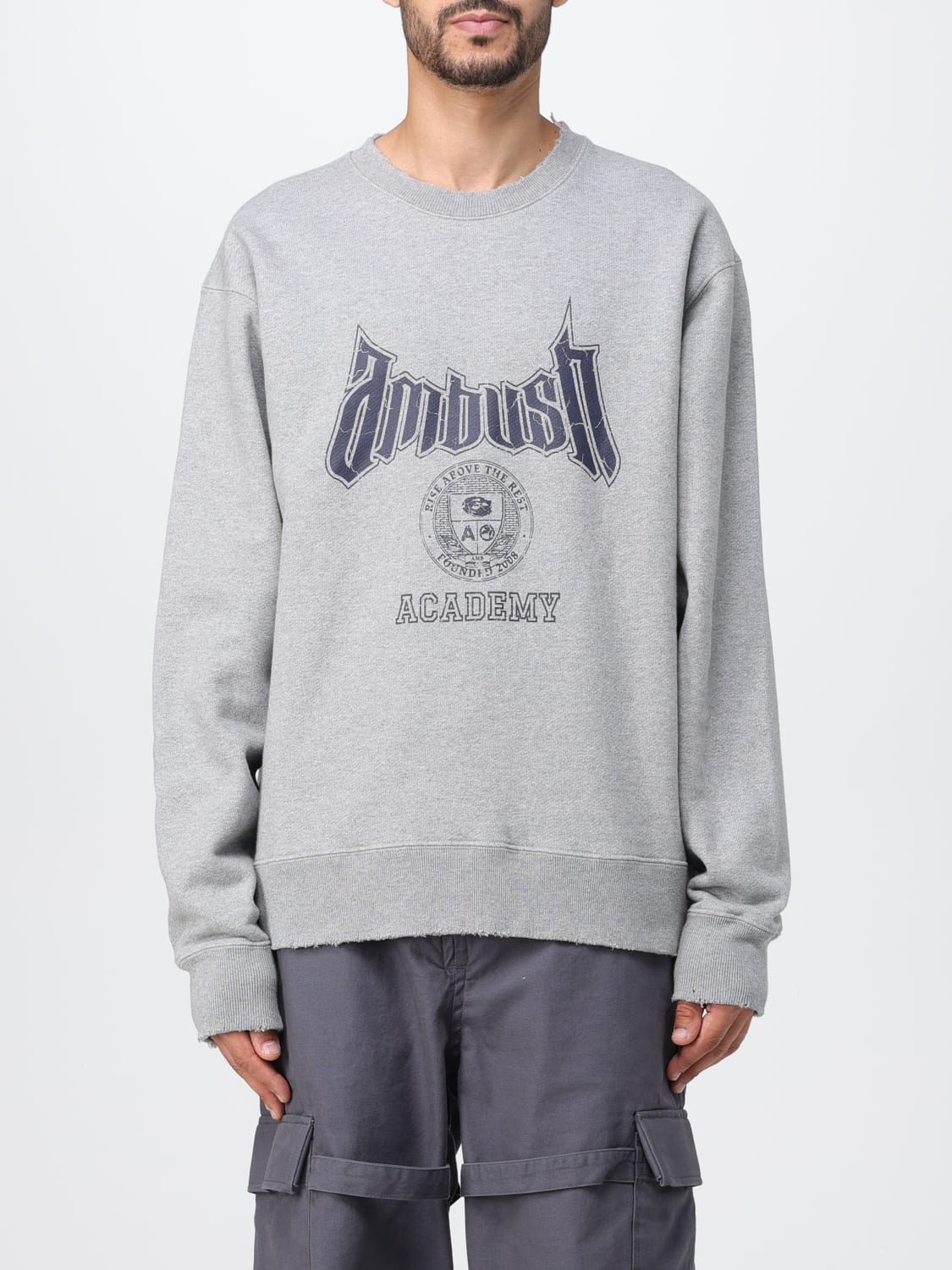 AMBUSH SWEATSHIRT: Sweatshirt homme Ambush, Gris - Img 1