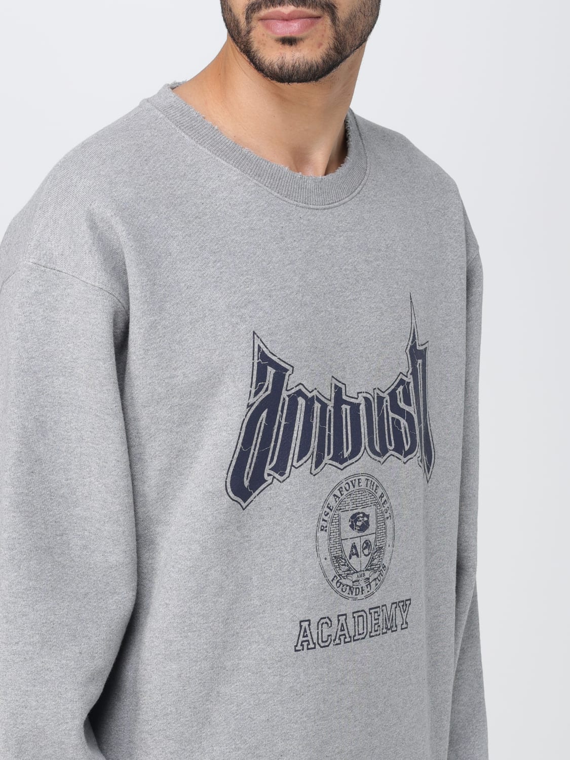 AMBUSH SWEATSHIRT: Sweatshirt homme Ambush, Gris - Img 3