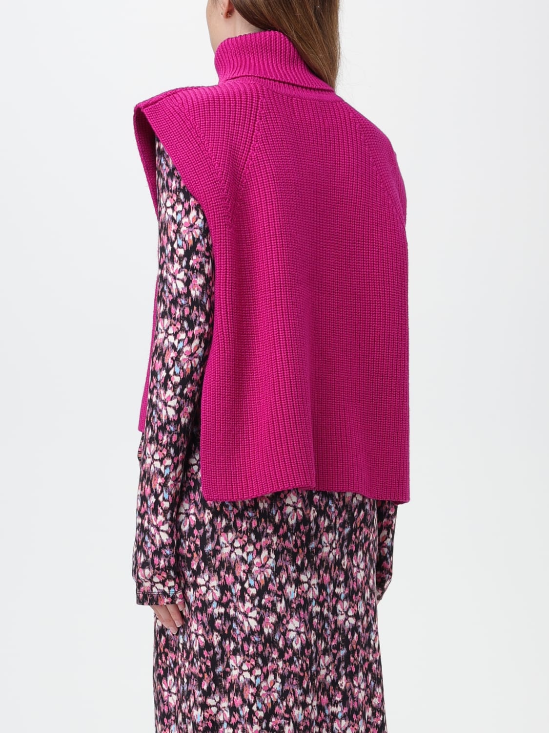 ISABEL MARANT ETOILE CHALECO: Jersey mujer Isabel Marant Etoile, Fucsia - Img 3